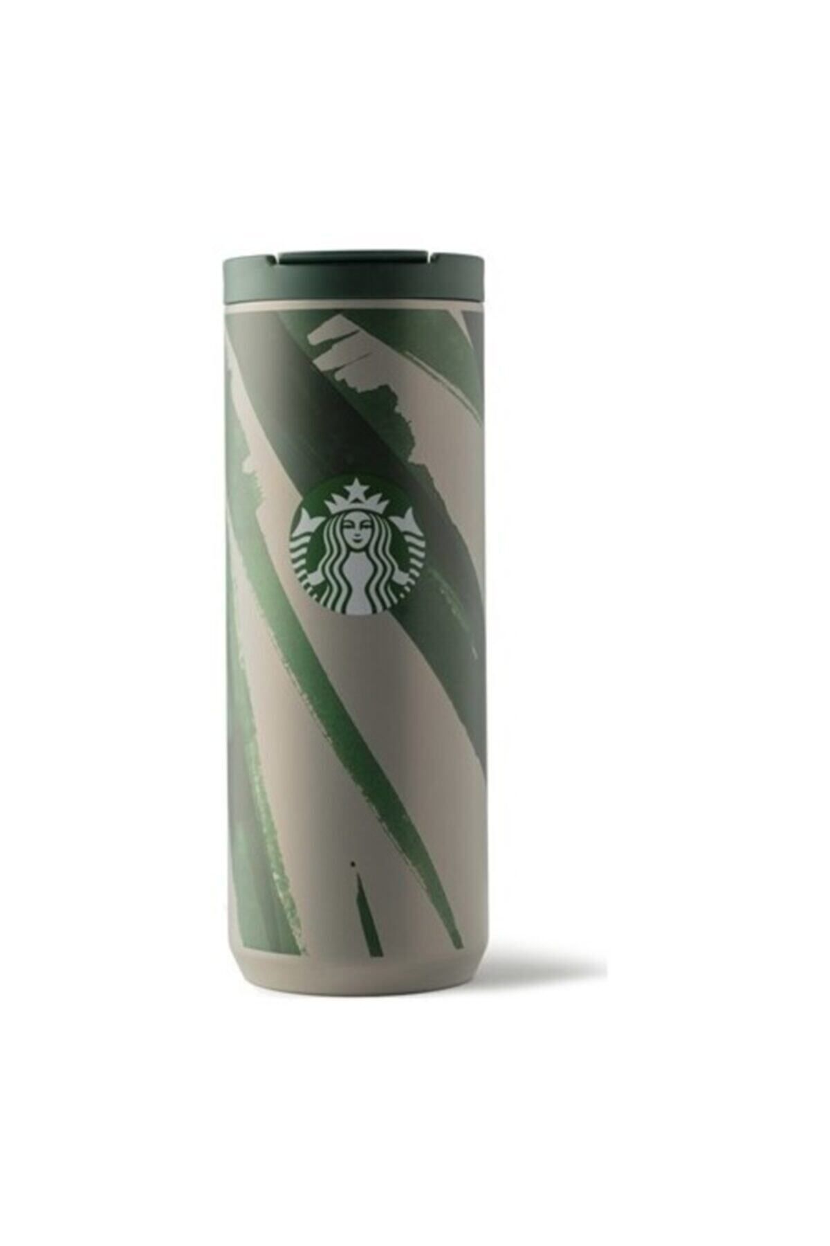 Starbucks ® Klasik Seri Termos - Gri-yeşil Renkli 473 Ml