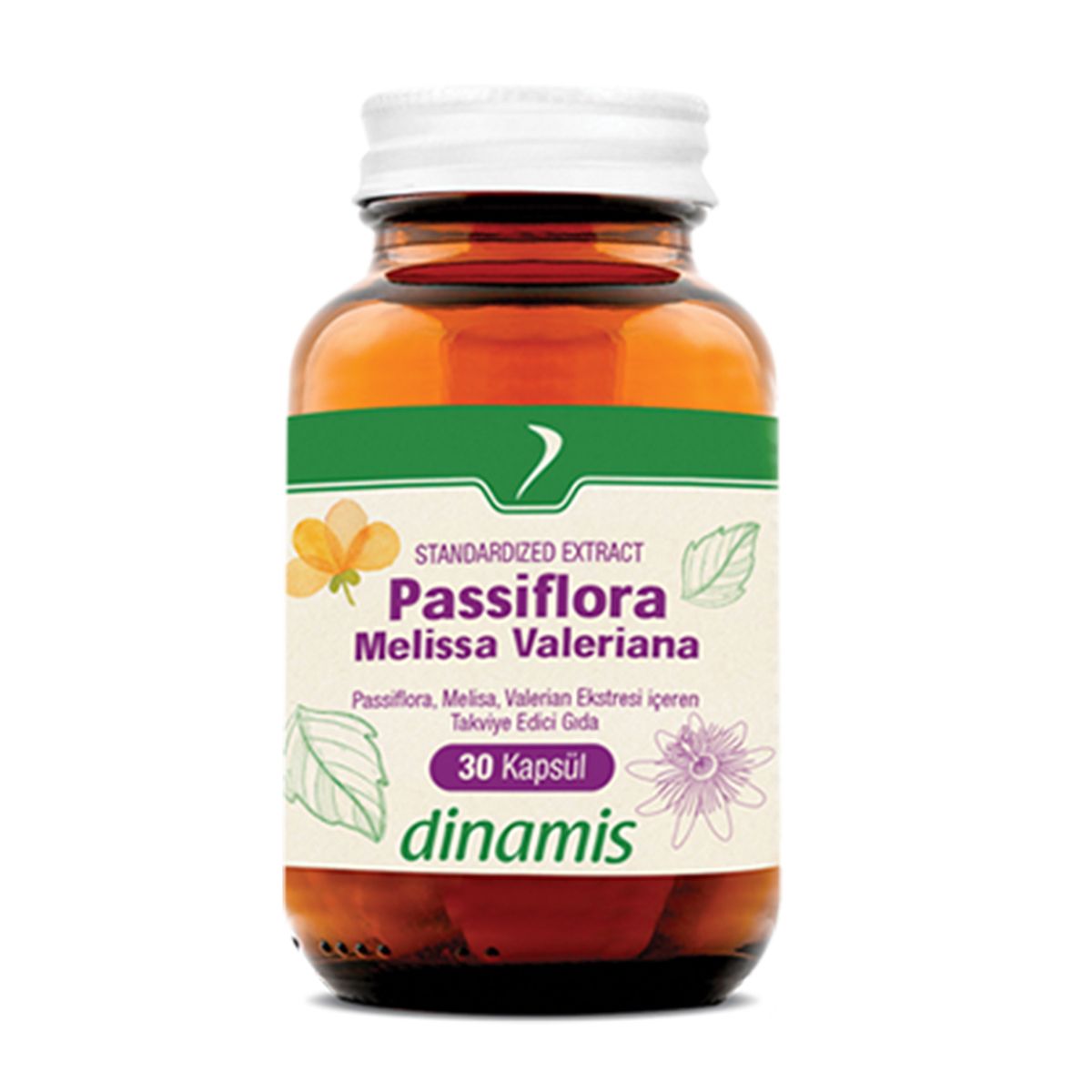 DİNAMİS Dinamis Passiflora Melissa Valeriana 30 Kapsül