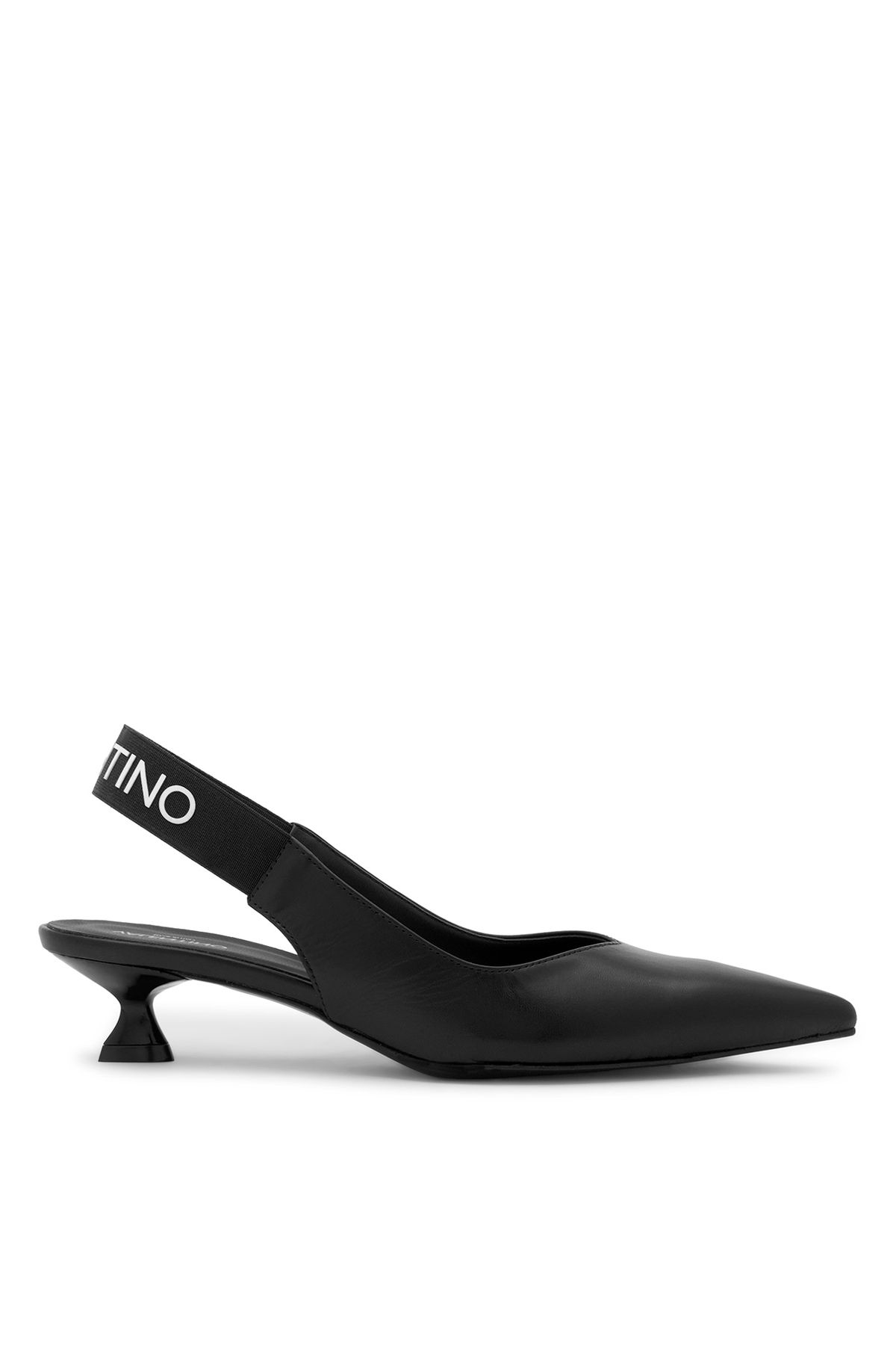 Valentino Deri Siyah Kadın Topuklu Ayakkabı 93T2102NAP550