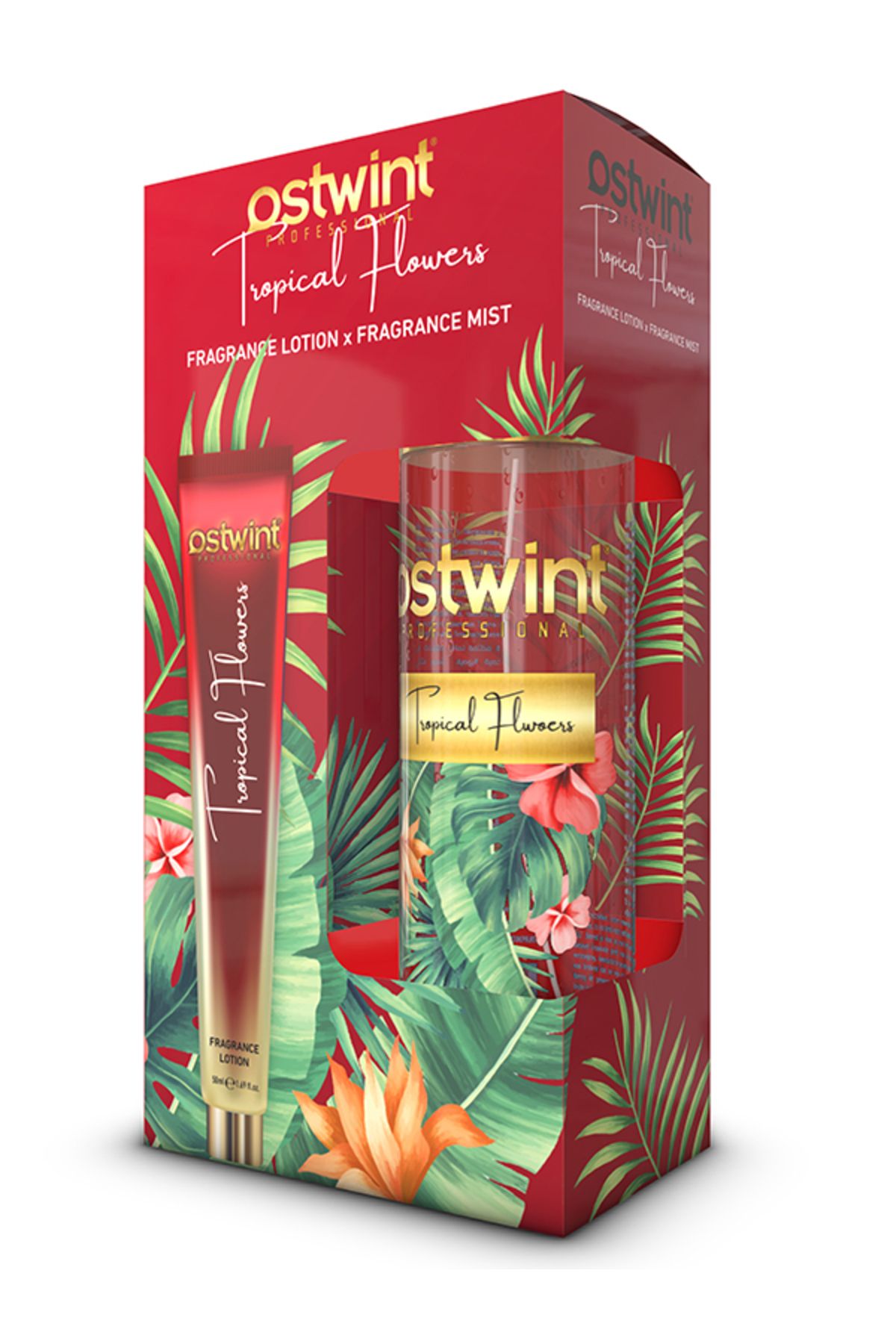 Ostwint Fragrance Mist Tropical Flower 200 ml + Body Lotion Set