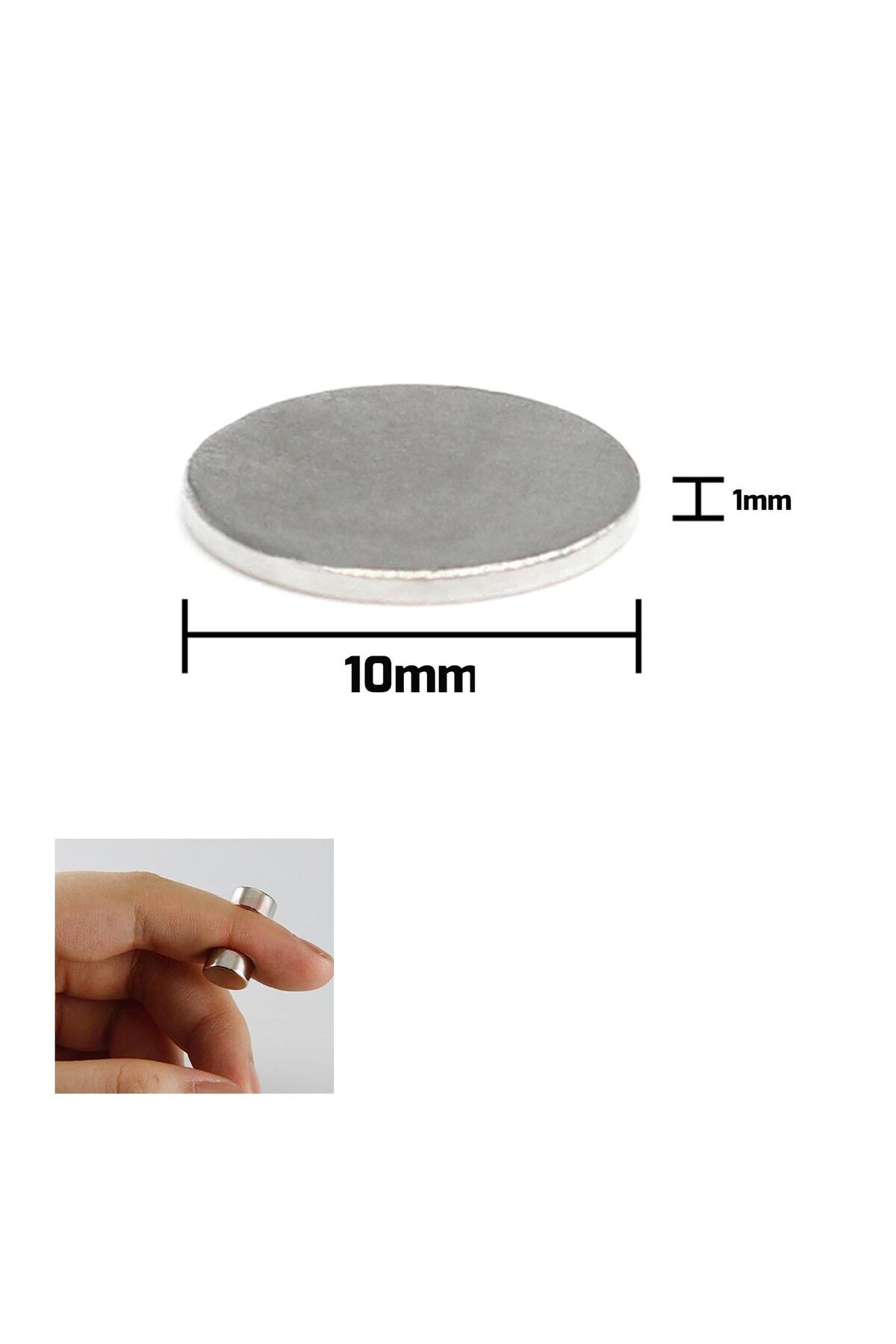 Genel Markalar Akdenizpos  Xd01 Miknatis Yuvarlak Neodyum Güçlü 10X1Mm (Yeni)