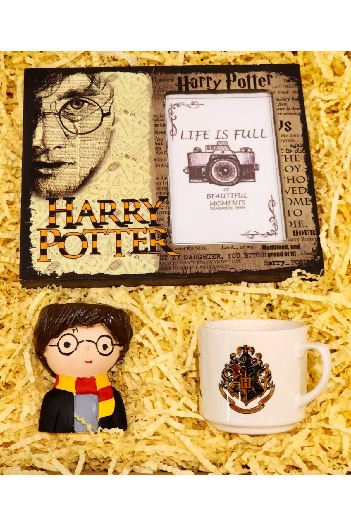 md Harry Potter Biblo Saksı & Kupa ve Çerçeve Arkadaşa Hediye