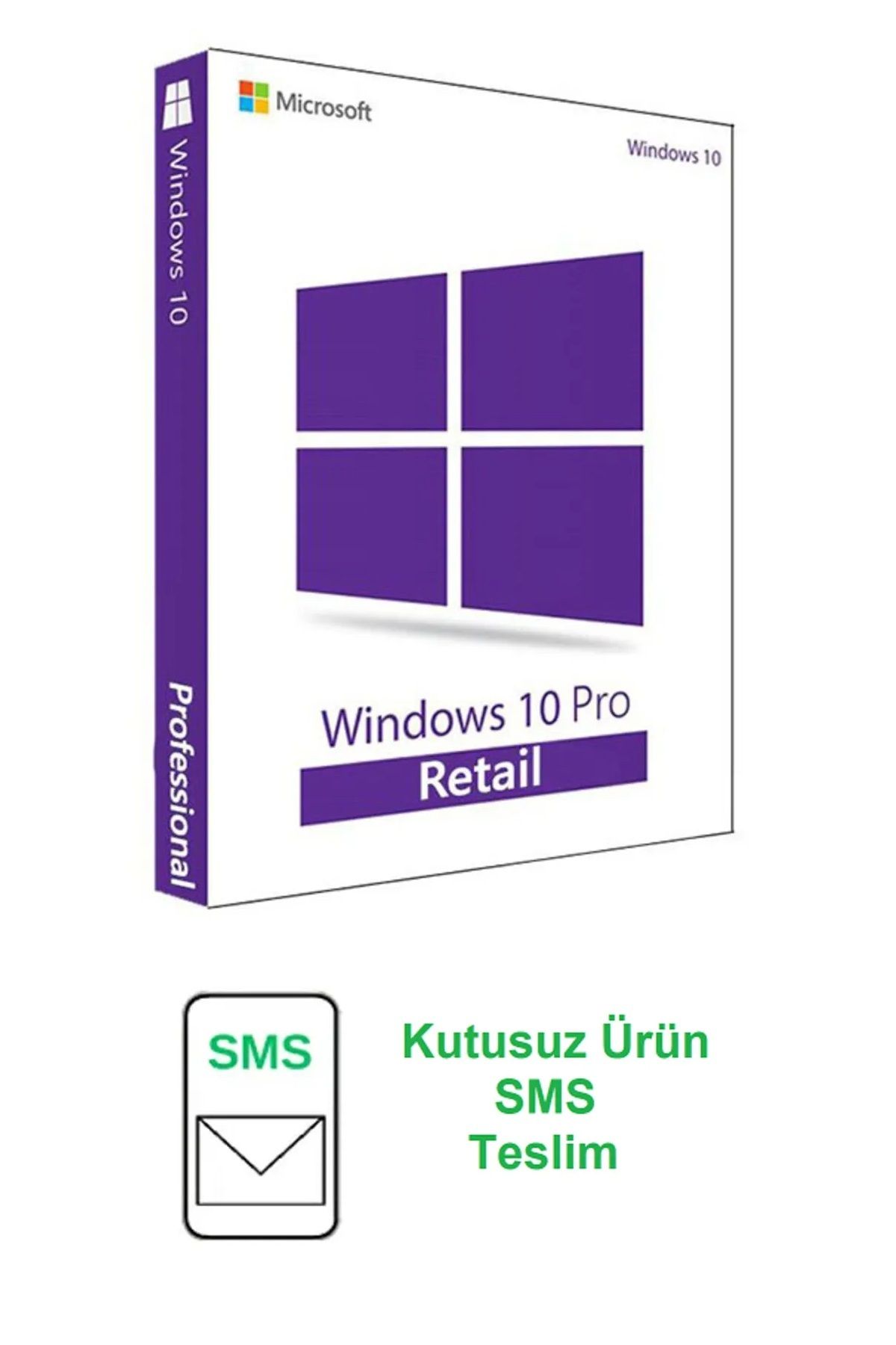 Microsoft Windows 10 Pro Retail Lisans Anahtarı