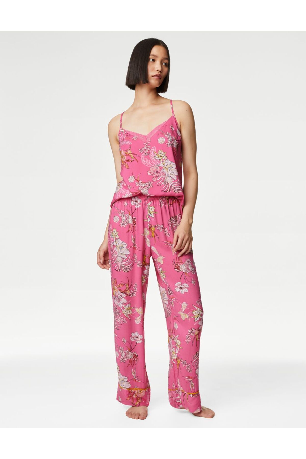 Marks & Spencer Çiçek Desenli Pijama Altı