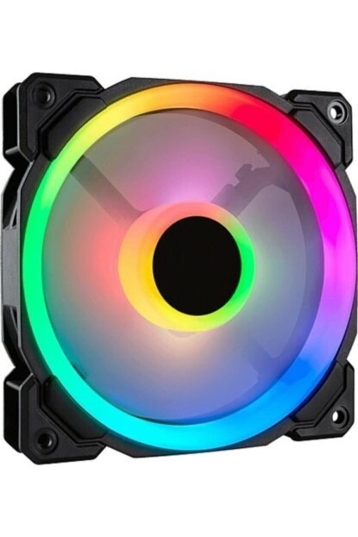 OEM Pl-9906 12cm Kasa Içi Rgb Rainbow Işıklı Fan