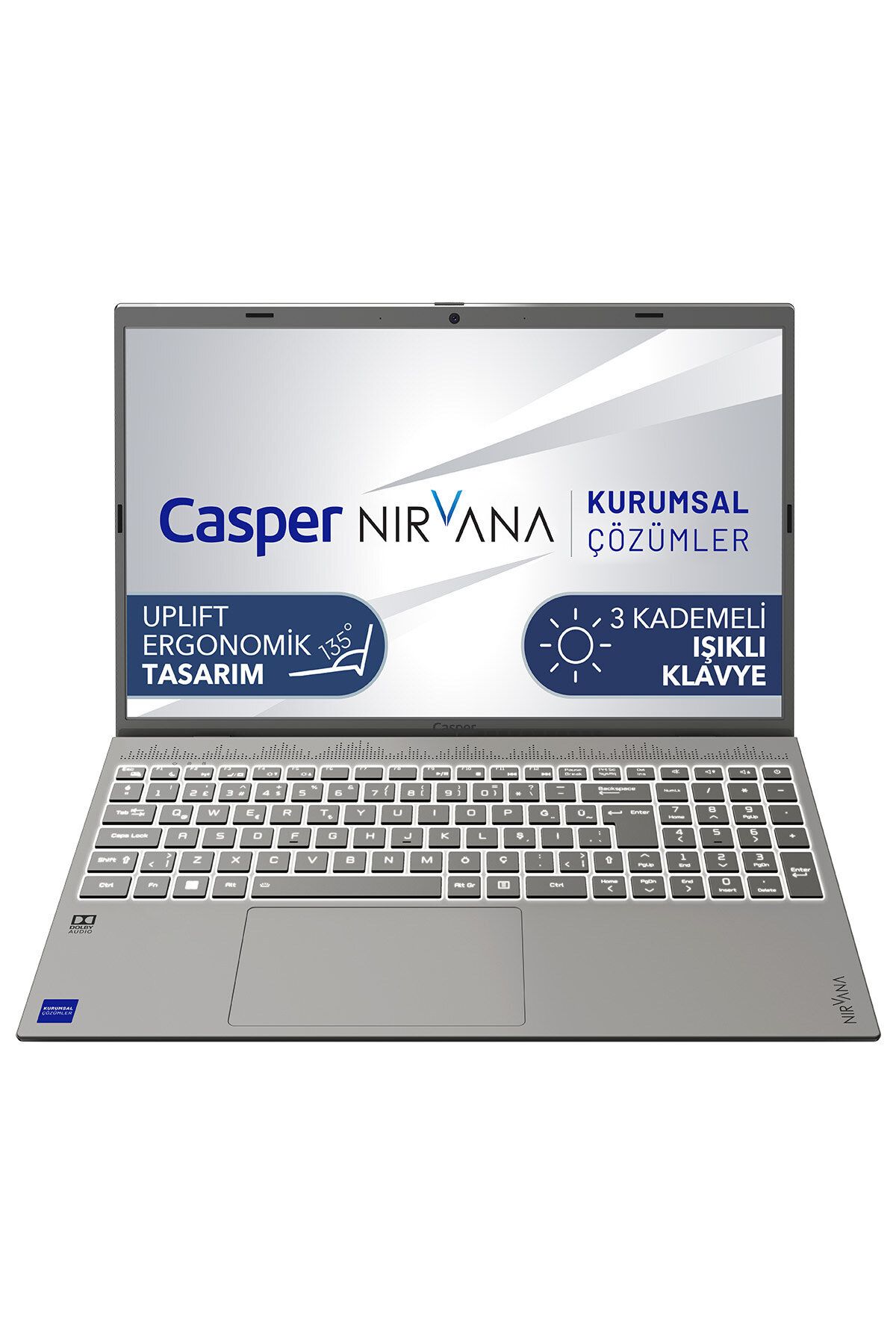Casper Nirvana C650.1255-DX00X-G-F Intel Core i7-1255U 32GB RAM 2TB NVME SSD GEN4 Freedos