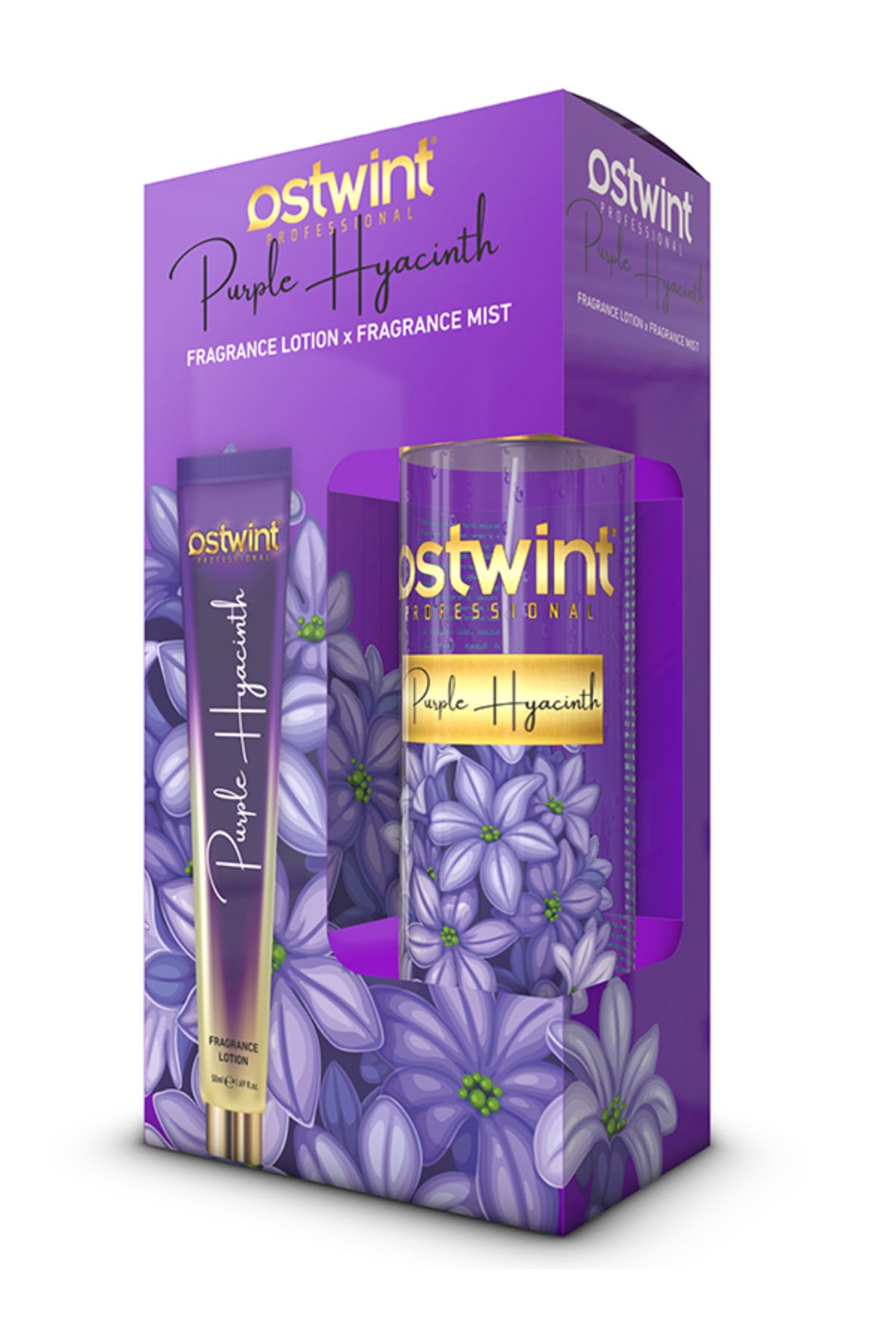 Ostwint Fragrance Mist Purple Hyacinth 200 ml + Body Lotion Set
