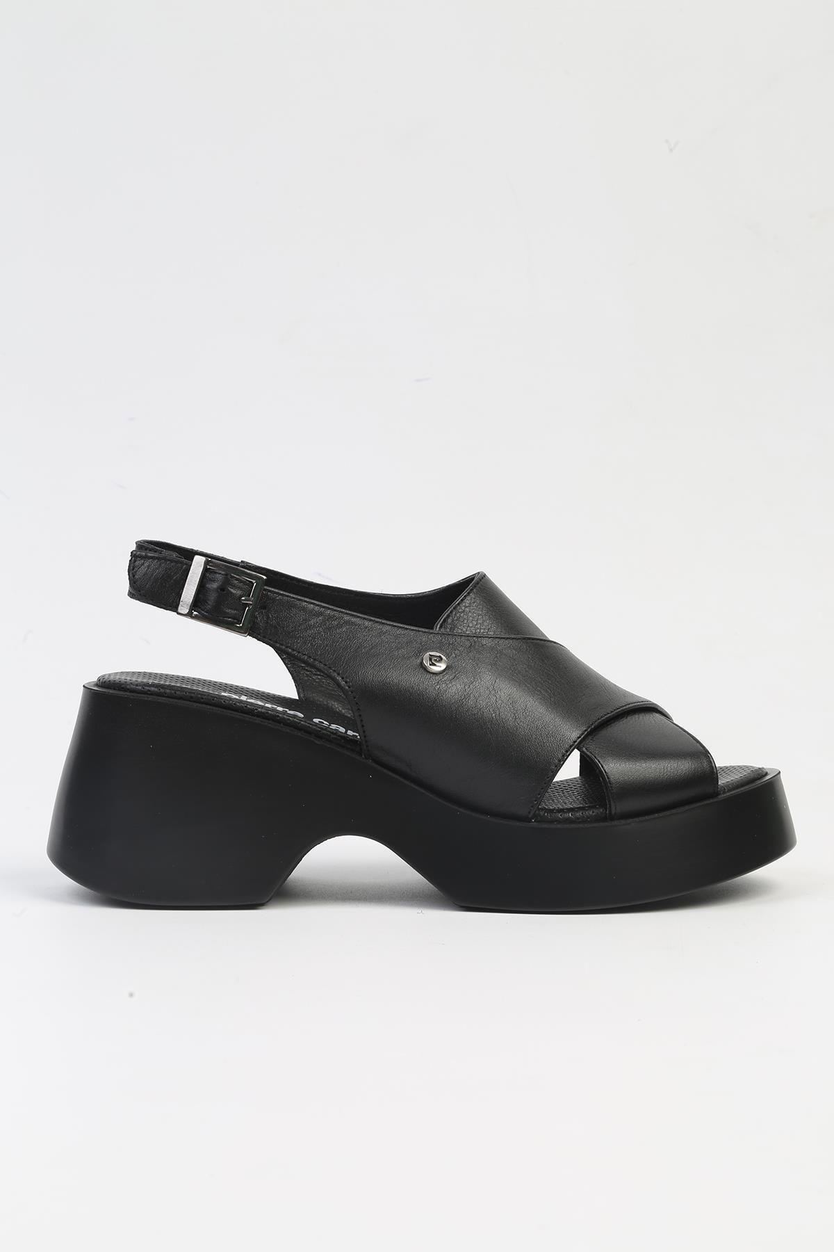 Pierre Cardin ® | PC-7201- 3968 Siyah-Kadın Topuklu Ayakkabı