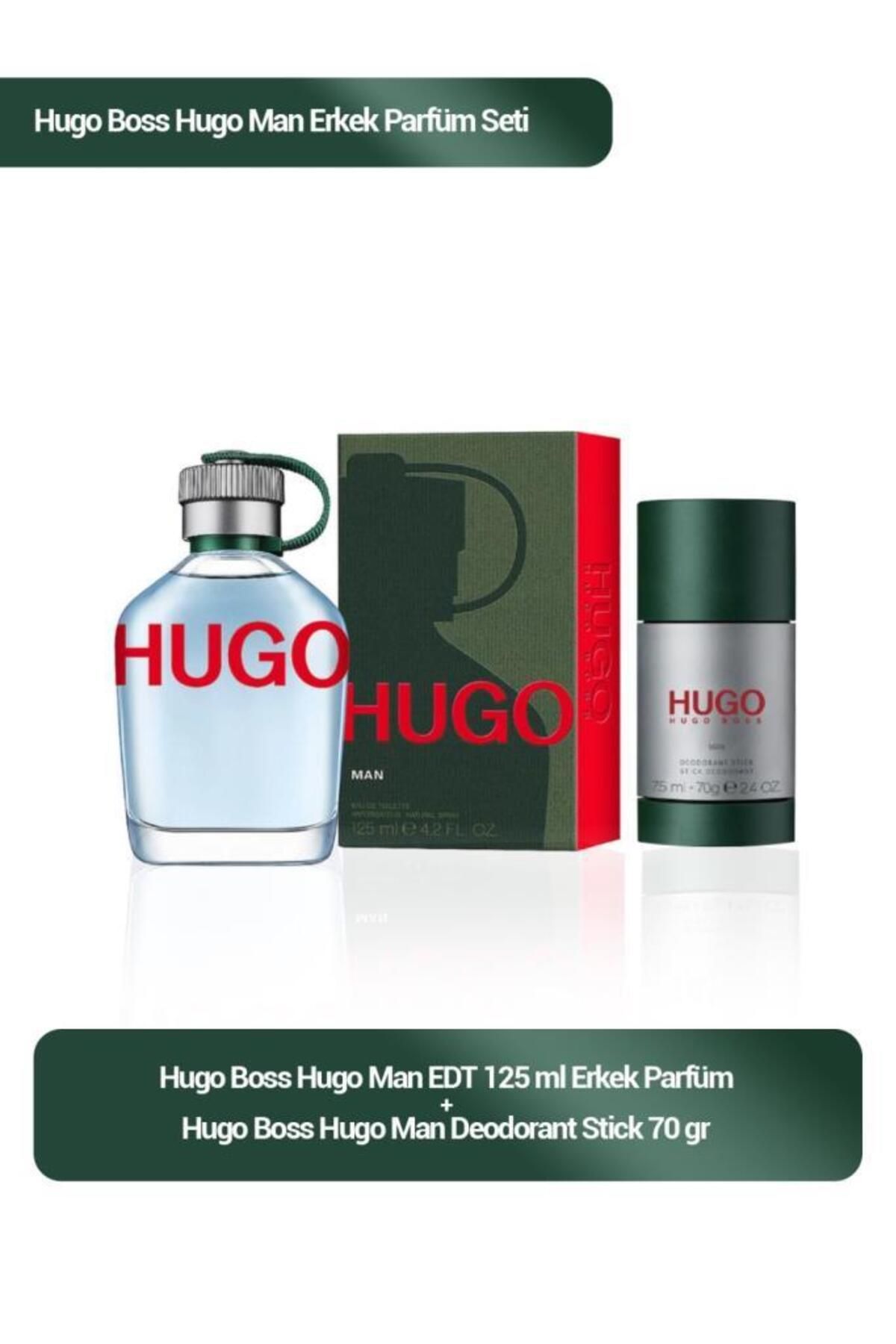 Hugo Boss Hugo Man EDT 125 ml Erkek Parfüm Seti