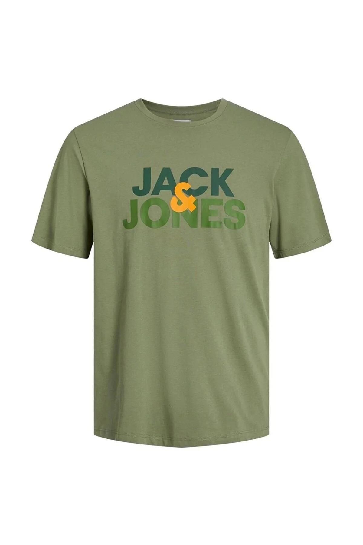 Jack & Jones JACK&JONES 12250263 ONU YAZILI 0 YAKA KISA KOL TSHIRT