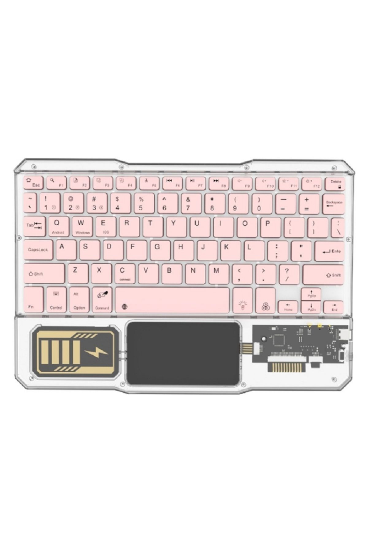Corsair KB-333 RGB Işıklı Cep Telefonu-Tablet-Notebook-PC-IOS Uyumlu Bluetooth Klavye