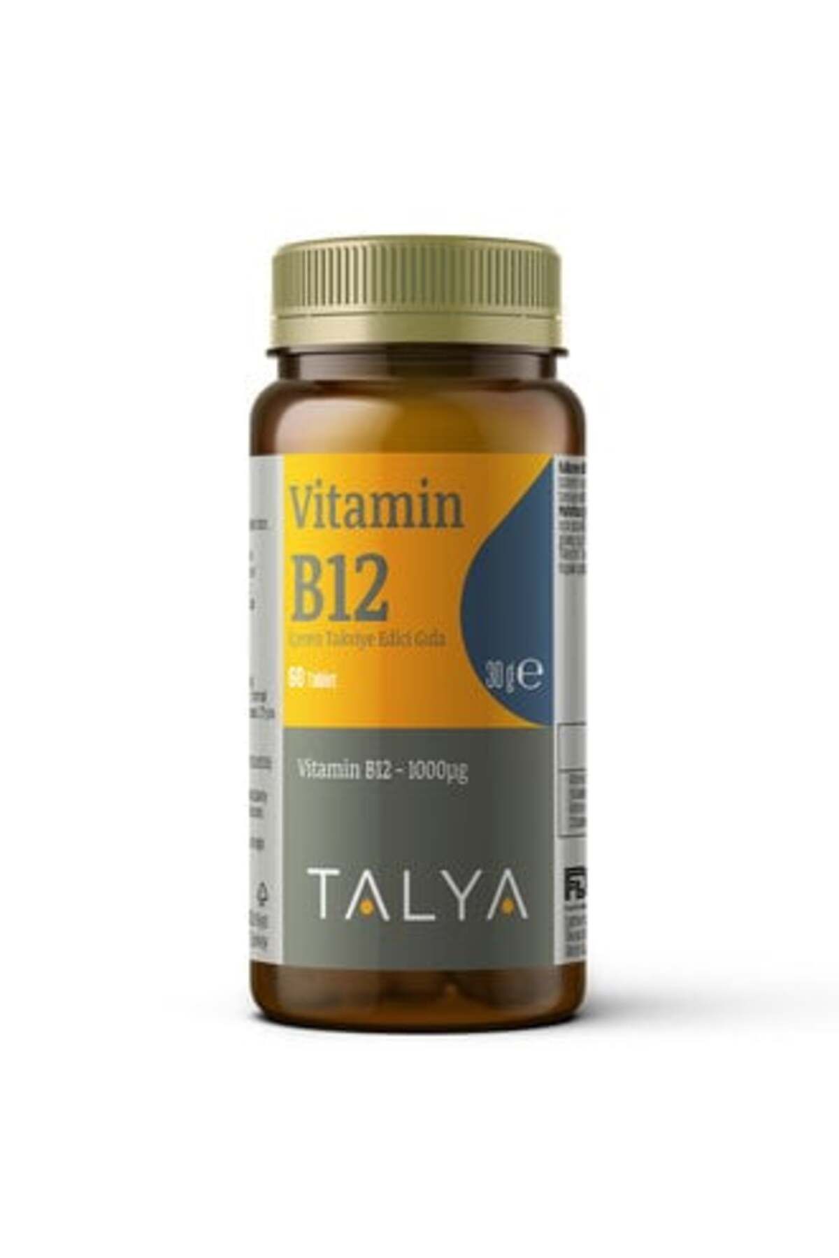 Talya Vitamin B12 İçeren Takviye Edici Gıda 60 Tablet 30 G ( 2 ADET )