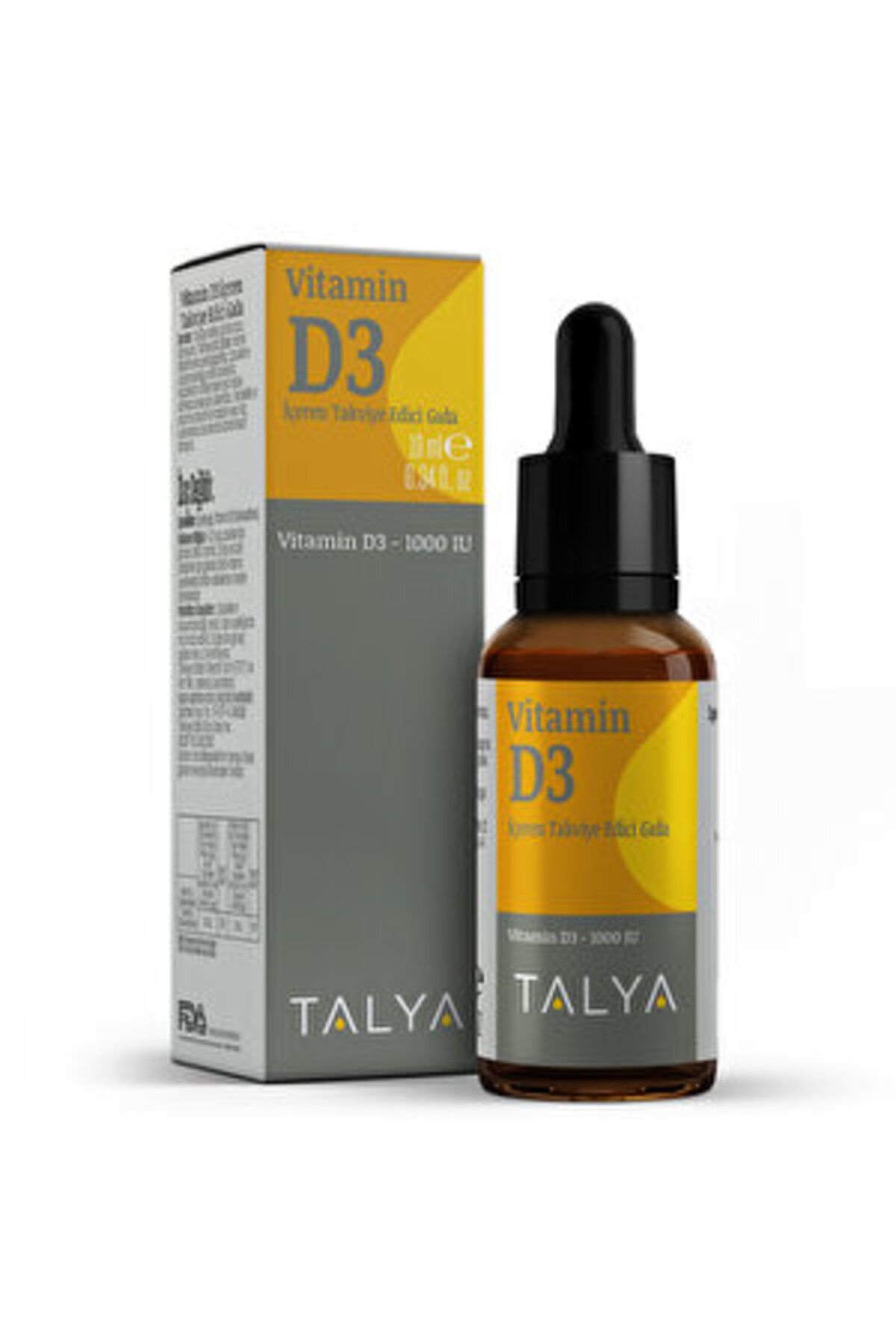 Talya Vitamin D3 İçeren Takviye Edici Gıda 10 ml ( 2 ADET )