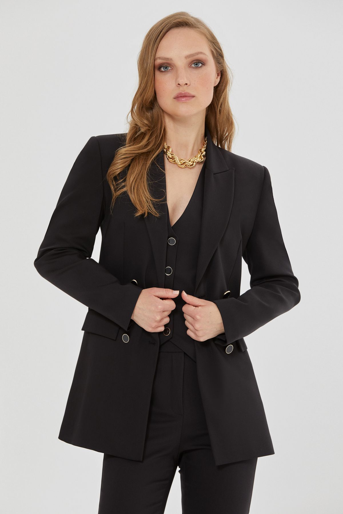 Karaca Kadın Ceket-Siyah