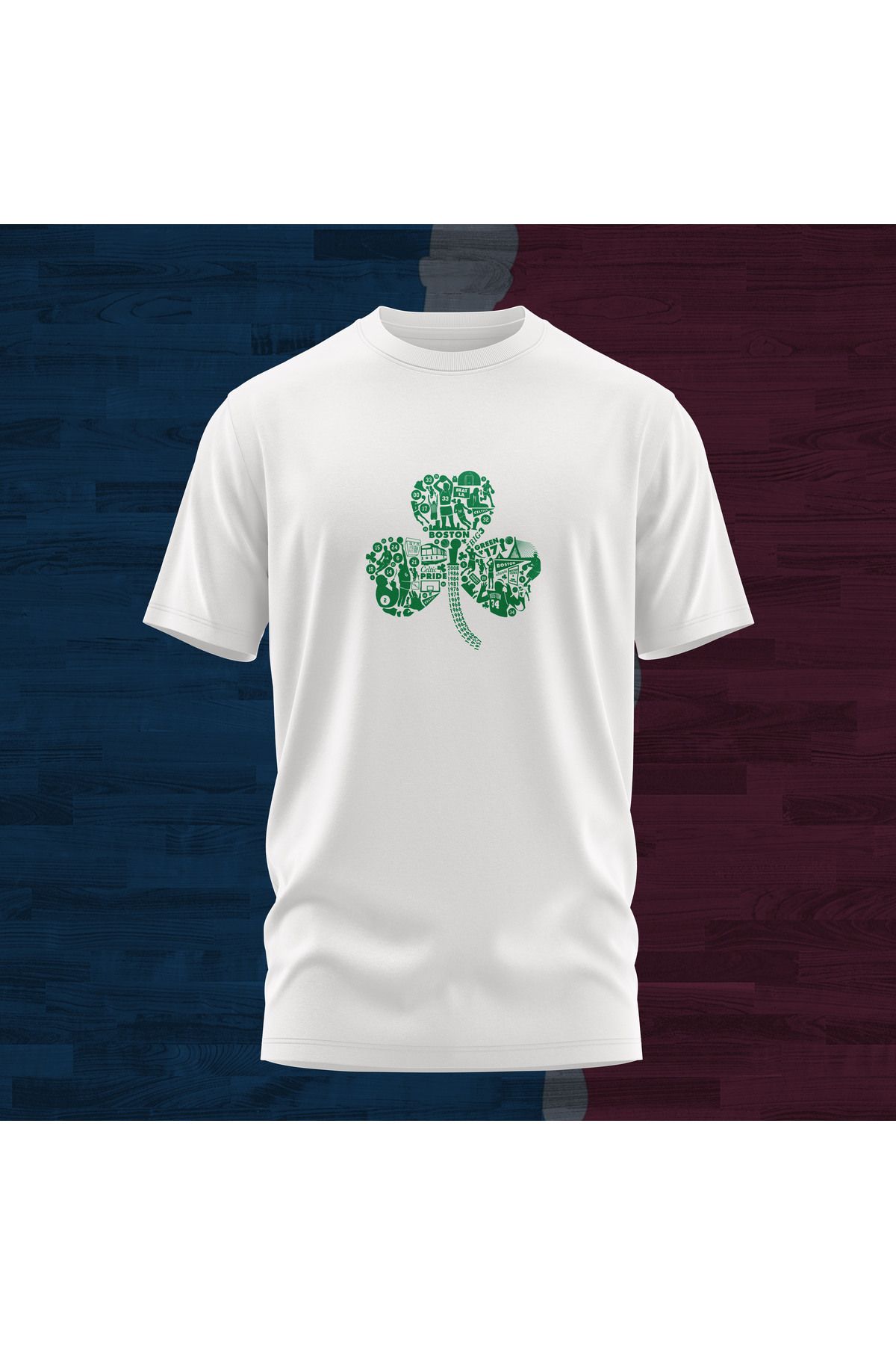 Scudetto T-Shirt Boston Celtics History Covers Unisex Tişört