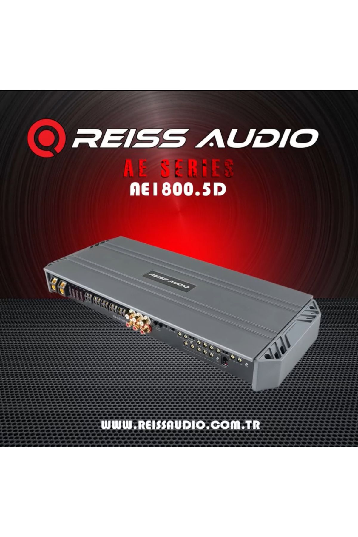 Reiss Rs-AE1800.5d 5kanal Profesyonel Oto Amfi Anfi 2 Ohm 200w X 4ch-+2 OHM 600RMS MONO