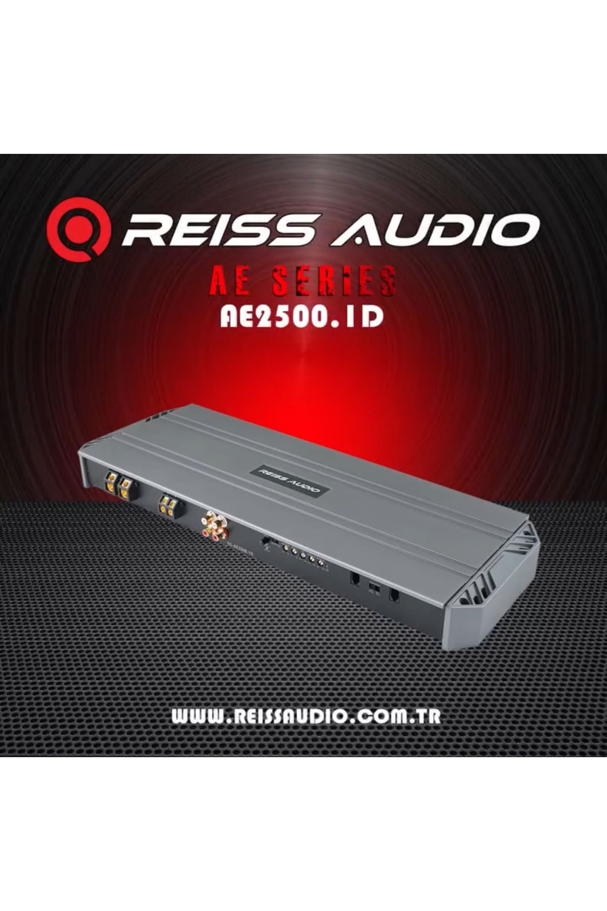 Reiss Rs-AE2500.1d Mono Amfi bas Amfisi 1OHM-2500RMS-2 Ohm 2000rms-4ohm 1250rms-Bas Kontrollü