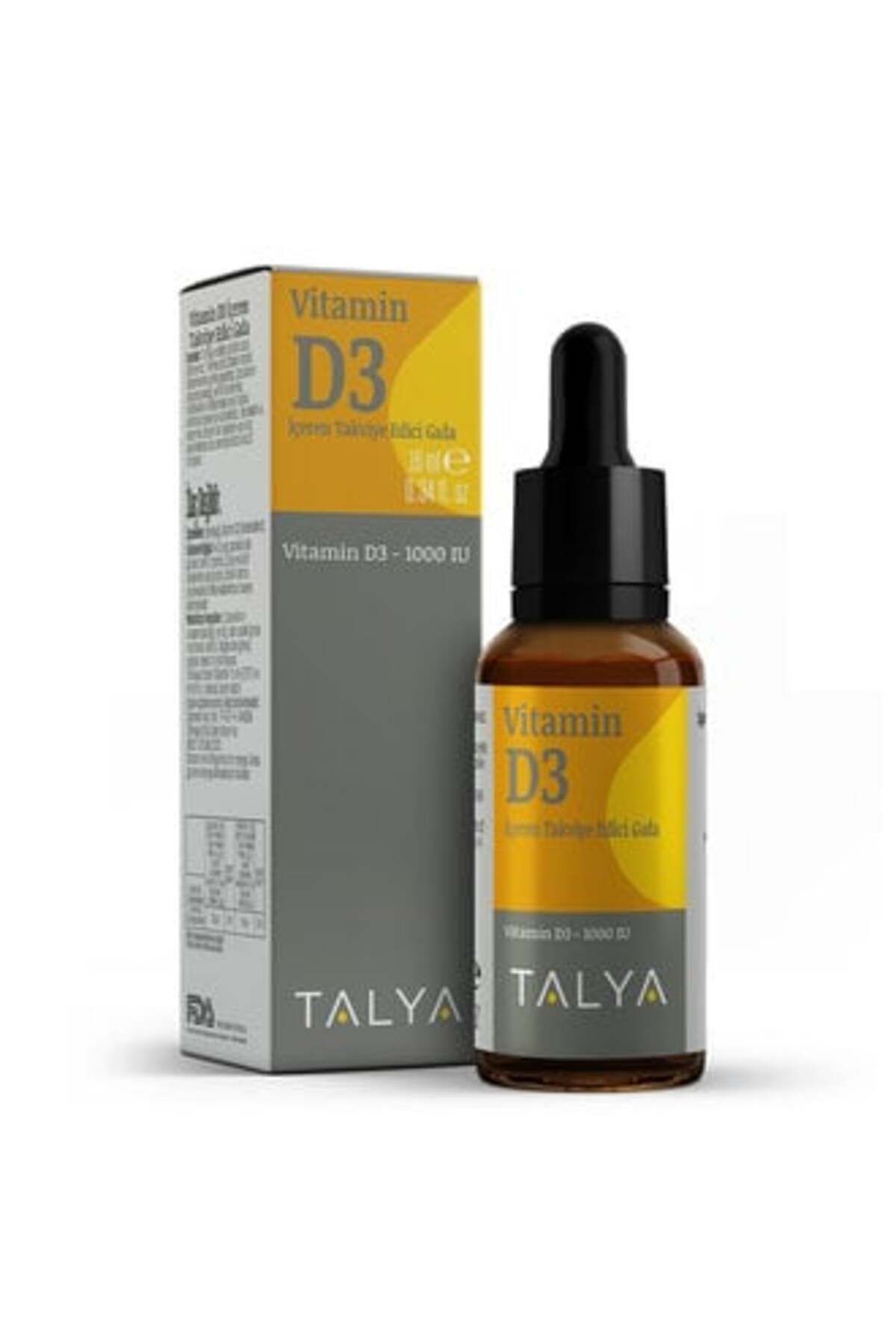 Talya Vitamin D3 İçeren Takviye Edici Gıda 10Ml ( 2 ADET )