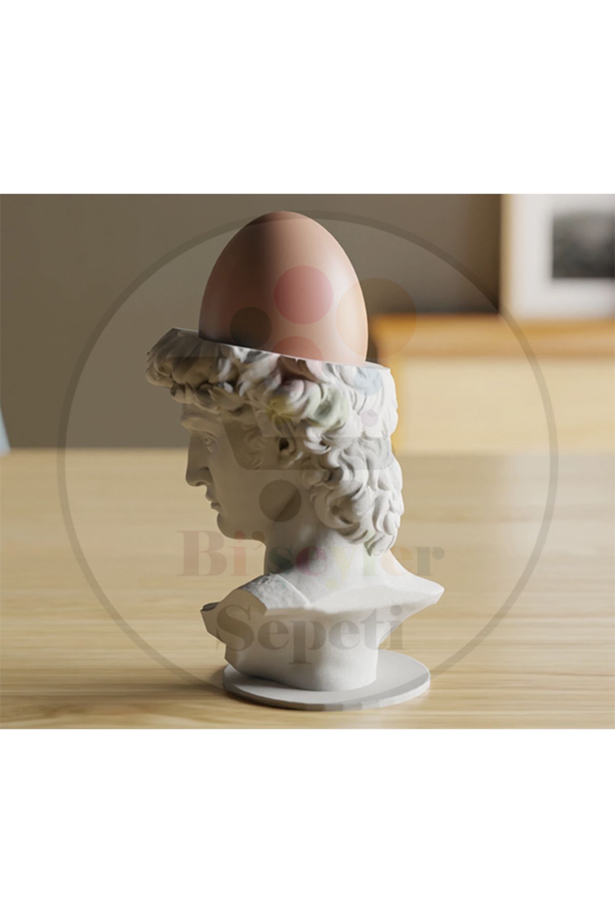 Bi'şeyler Sepeti David by Michelangelo Egg Stand Yumurta Tutucu