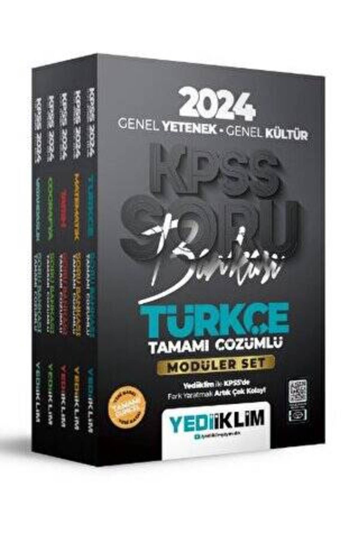 Yediiklim Yayınları KPSS 2024 GY GK MODÜLER SORU BANKASI SETİ 5 Lİ