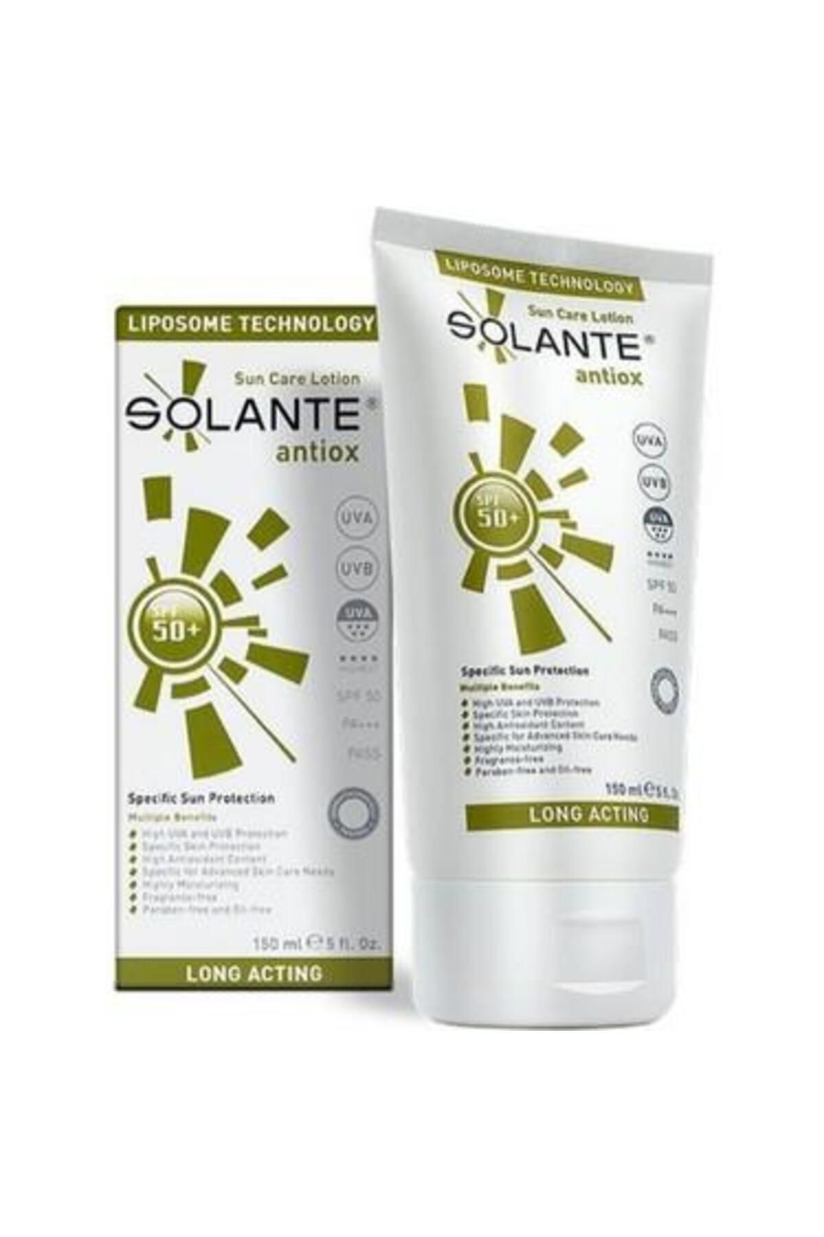 Solante Antiox Sun Care Losyon Spf50 150 ml