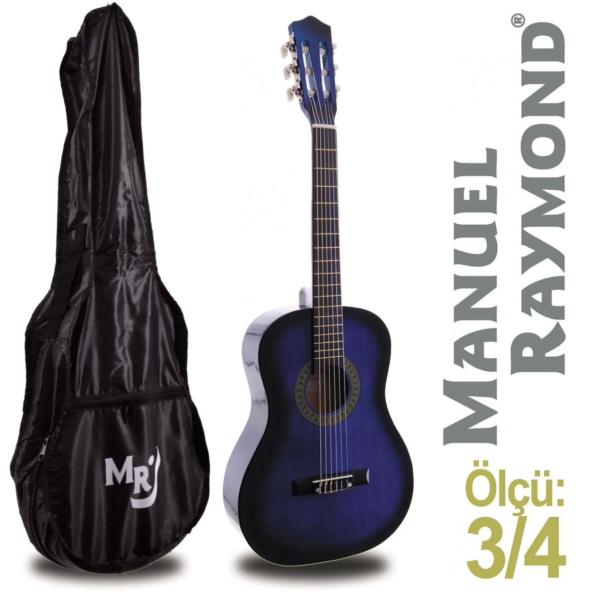 Manuel Raymond Klasik Gitar Junior Manuel Raymond MRC87BLS (KILIF HEDİYE)