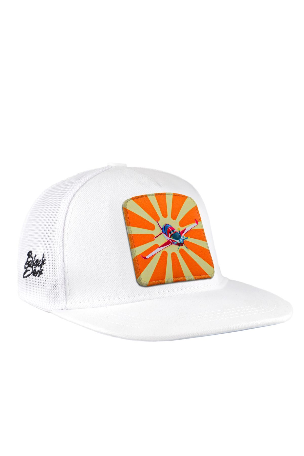 BlackBörk V1 Trucker Hip Hop Kids Güneş Hürkuş Lisanlı Beyaz Çocuk Şapka