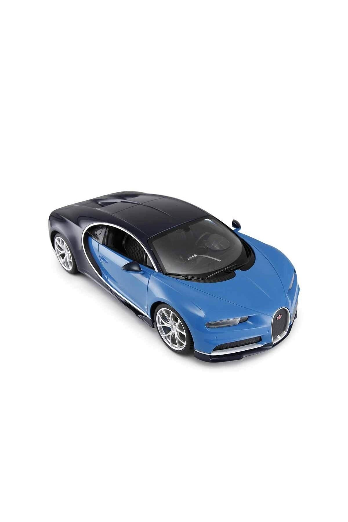 Rastar 1:14 Bugatti Chiron Uzaktan Kumandalı Işıklı Araba - Mavi-Siyah