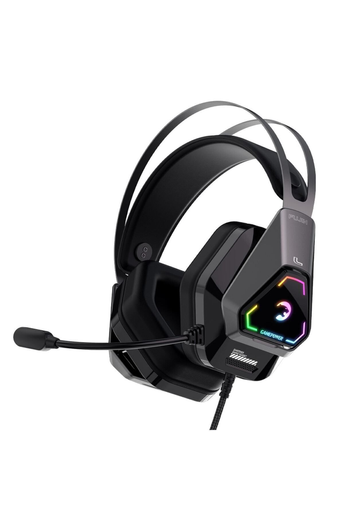Gamepower Fujin 7.1 Siyah Surround RGB Gaming Kulaklık Mikrofonlu