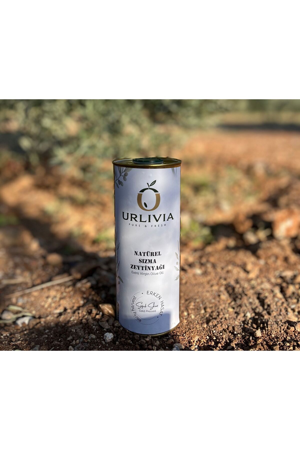 URLIVIA Pure Fresh Urlivia Natürel Sızma Zeytinyağı 1lt - Erken Hasat Soğuk Sıkım - 0,6 Asit