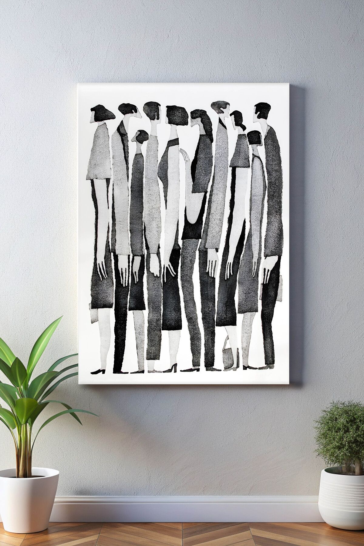Genel Markalar Soyut Kanvas Tablo - Duvar Tablosu - Canvas Tablo - Duvar Dekorasyonu - Duvar Süsü