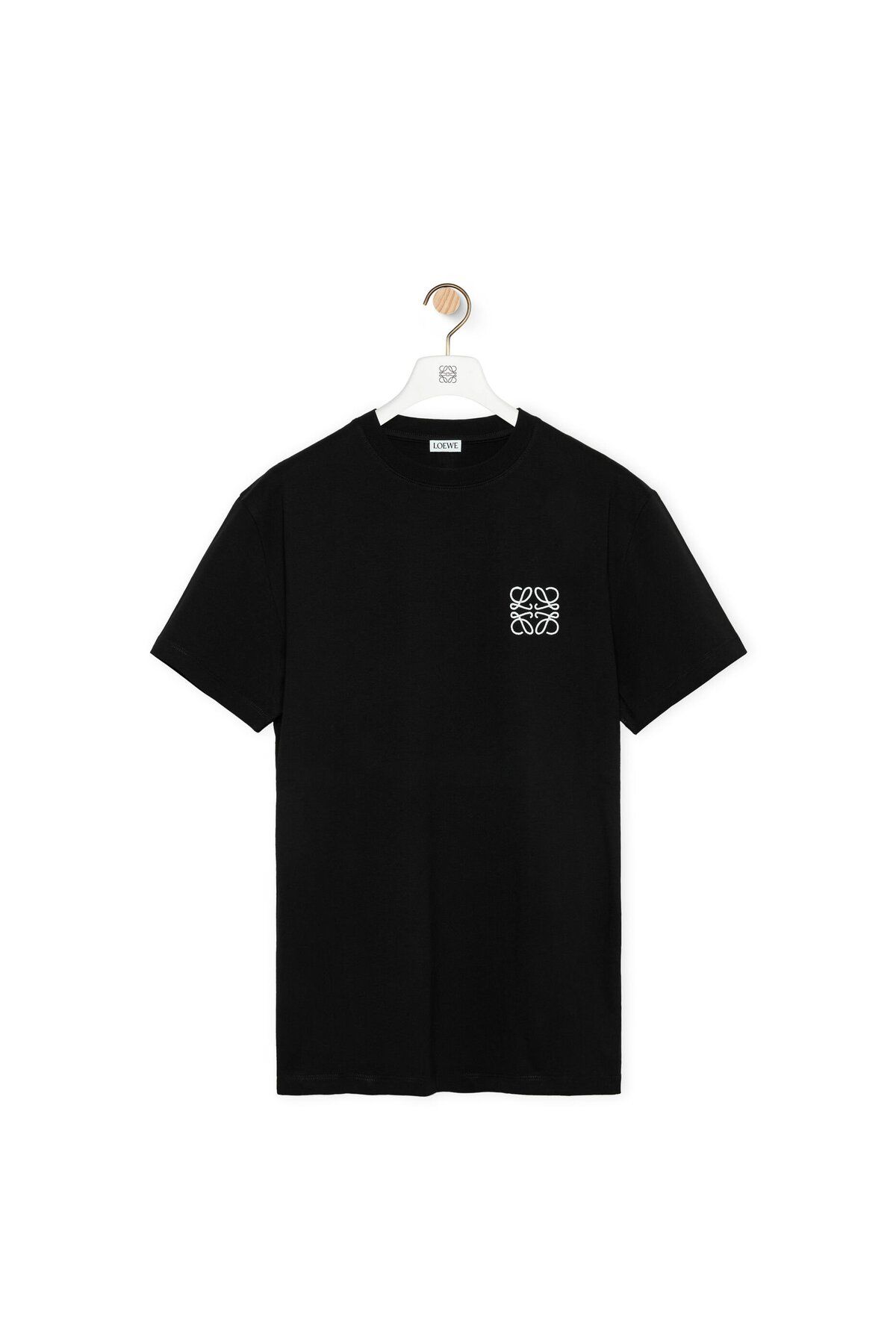 Loewe Anagram Embroidered Cotton Jersey T-Shirt