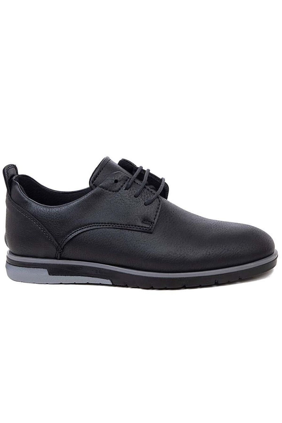 Conteyner 65402 Siyah Ortopedik Hafif Rahat Günlük Erkek Klasik Ayakkabı
