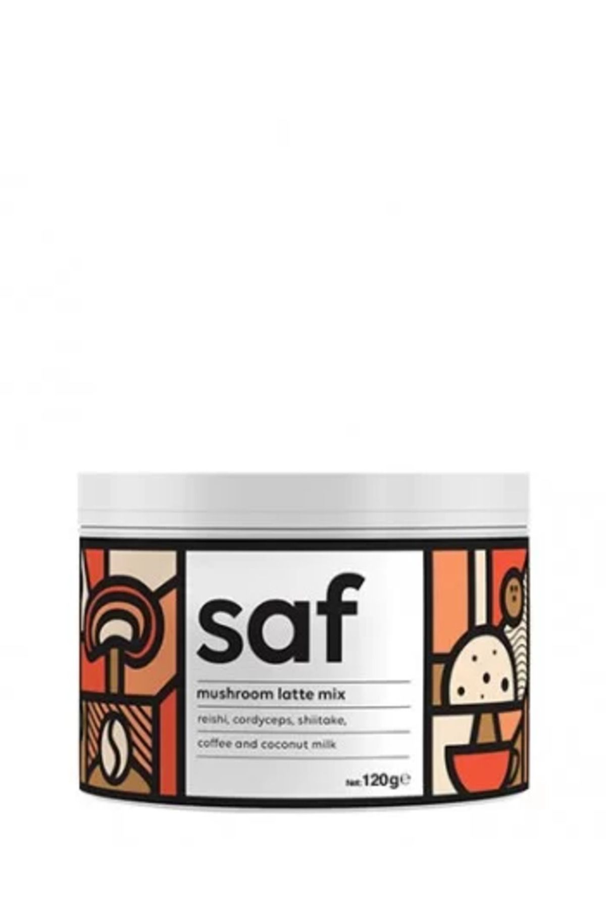 Saf Nutrition Mushroom Latte Mix 120gr ( 2 ADET )