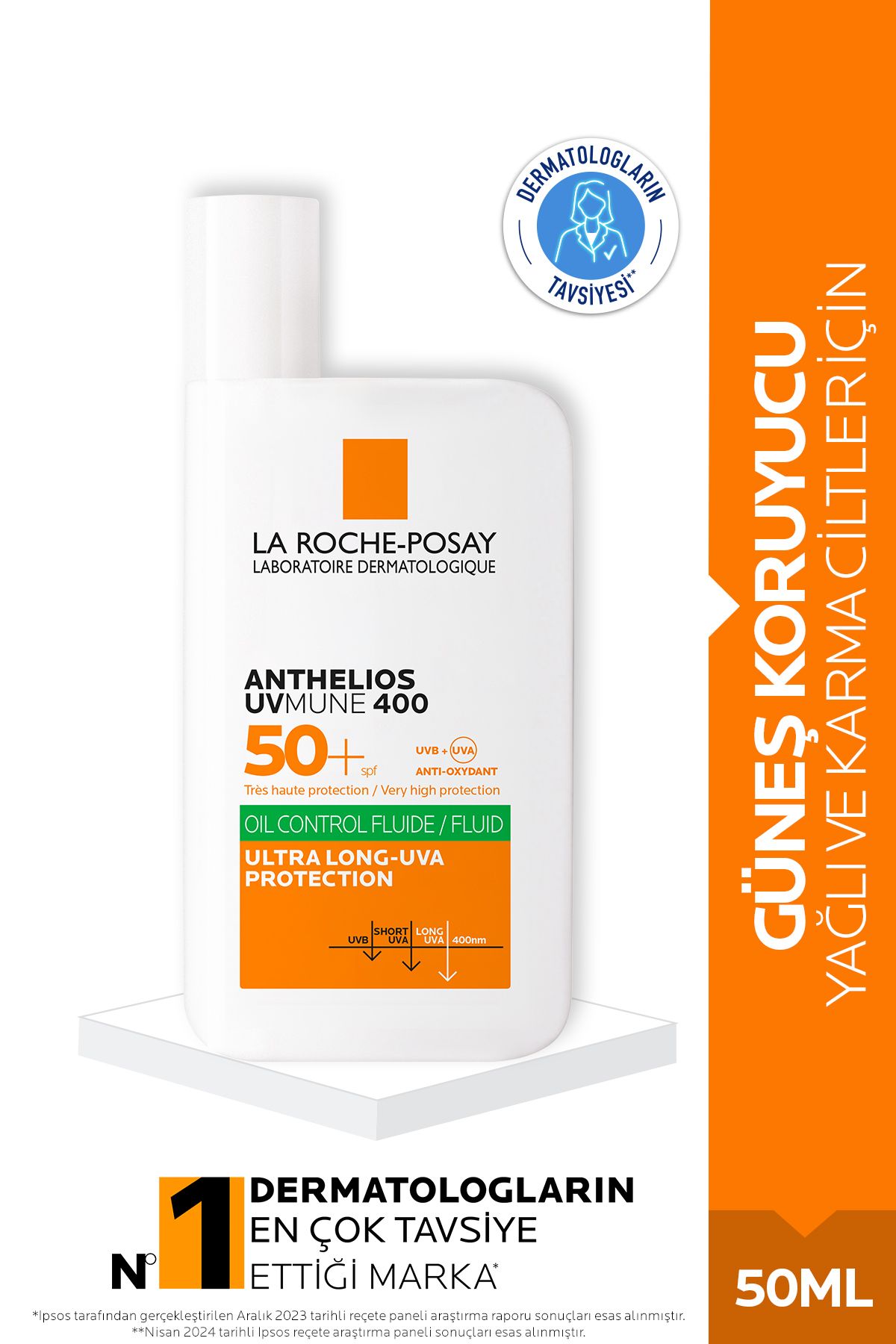 La Roche Posay Anthelios Oil Control Fluid Spf50 50 ml