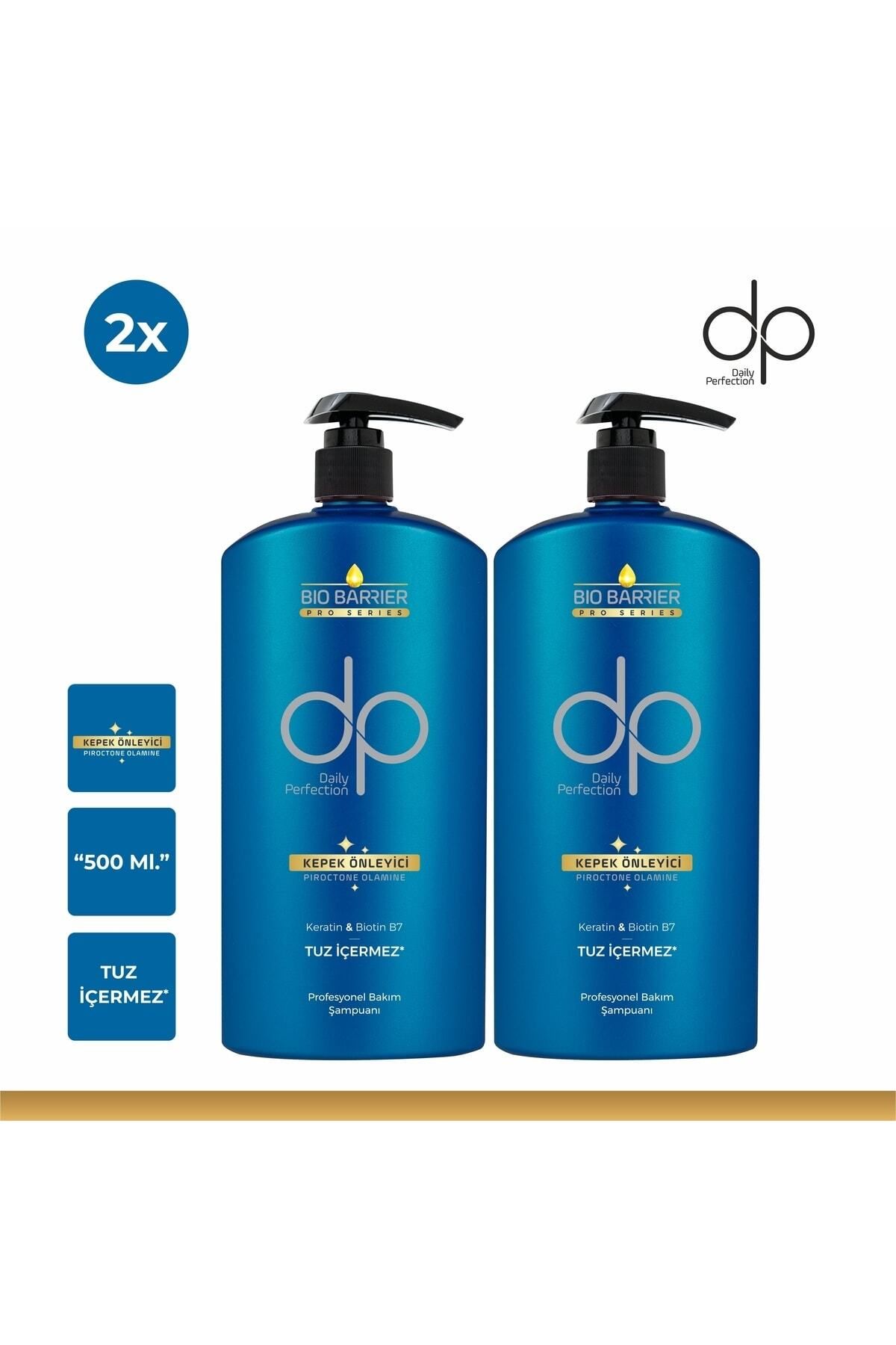 DP Daily Perfection Bio Barrier Şampuan Kepek Önleyici Şampuan 2 Adet 500 ml