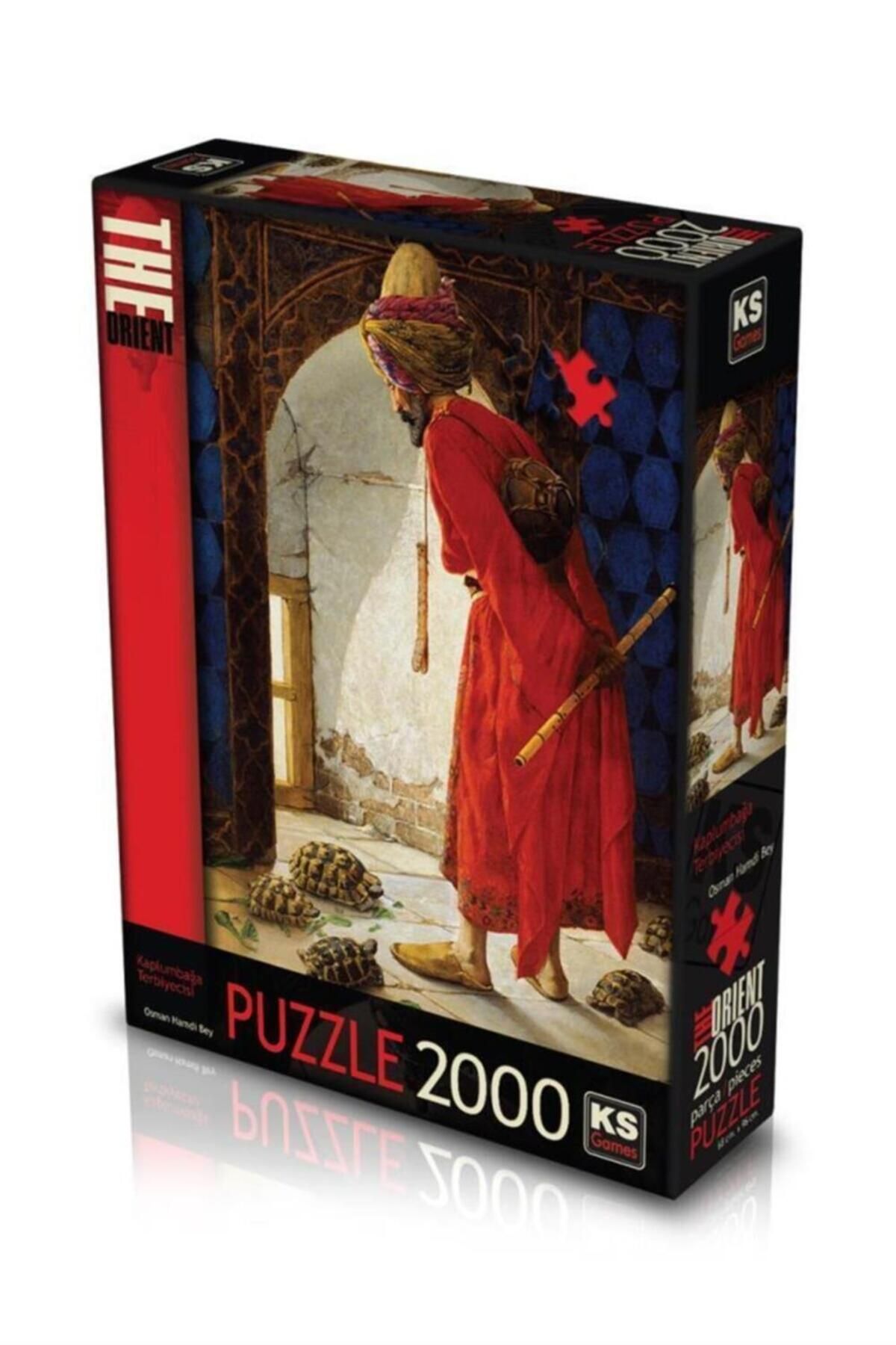 Genel Markalar Ks Games 2000 Parça Kaplumbağa Terbiyecisi Osman Hamdi Bey Puzzle 11296