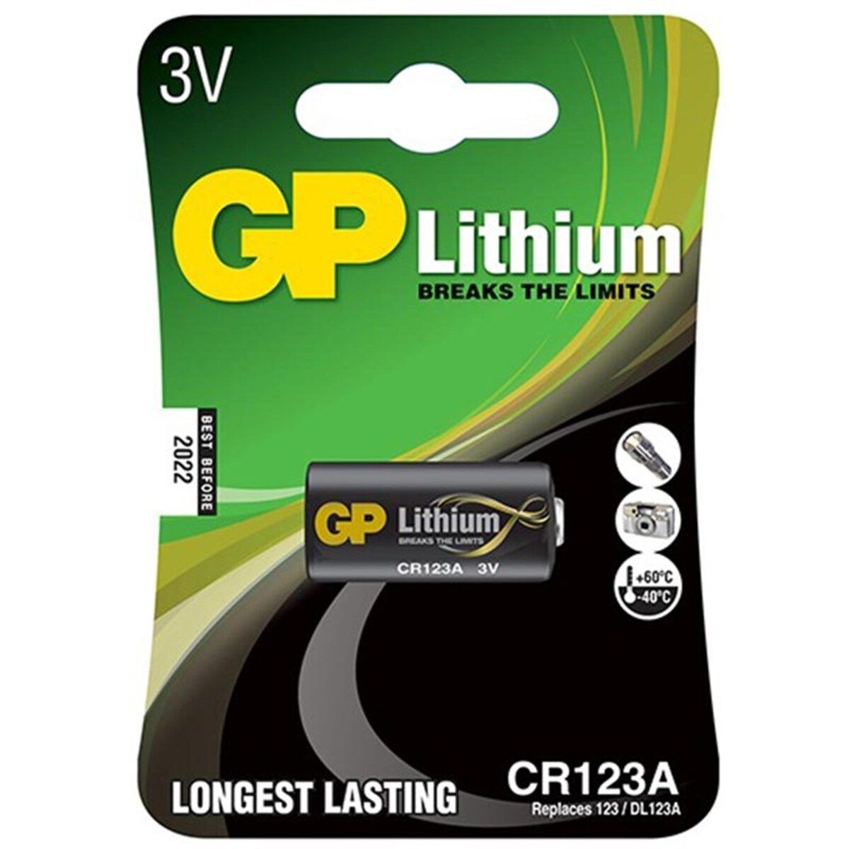 Genel Markalar Gp Cr123a 3 Volt Lityum Fotoğraf Makinesi Pili