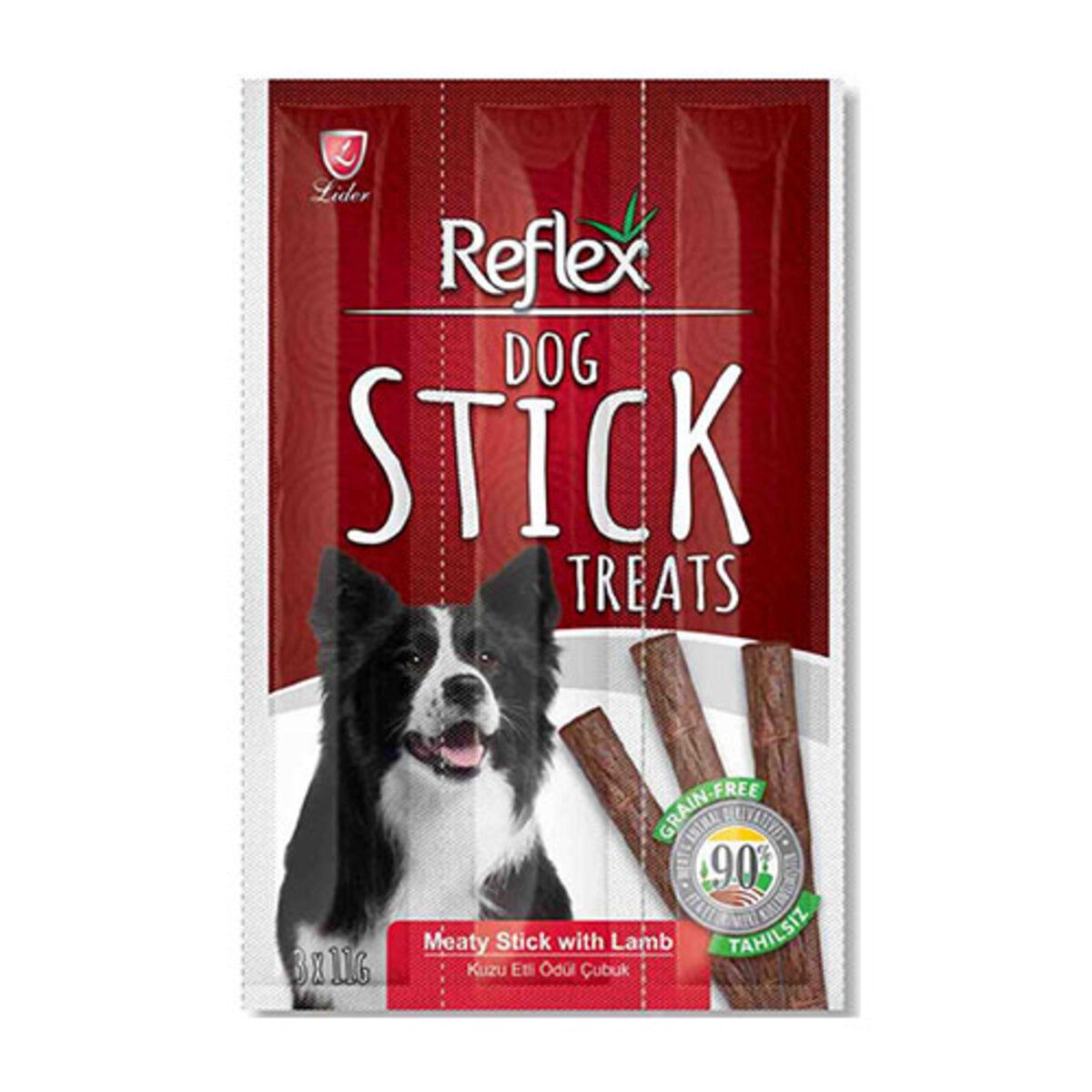 Reflex Stick Kuzulu Tahılsız Köpek Ödül Çubuğu 3x11 gr