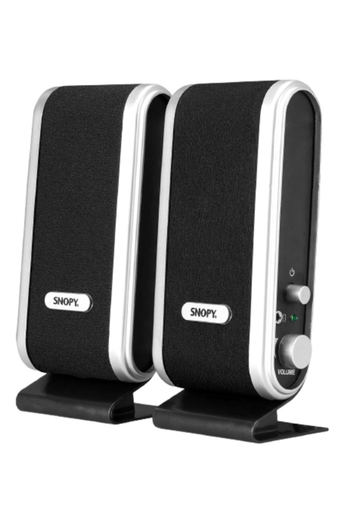 Snopy Siyah/gümüş Lcd Ince Tasarım Usb Multimedia Pc Speaker Bilgisayar ,leptop Hoparlör