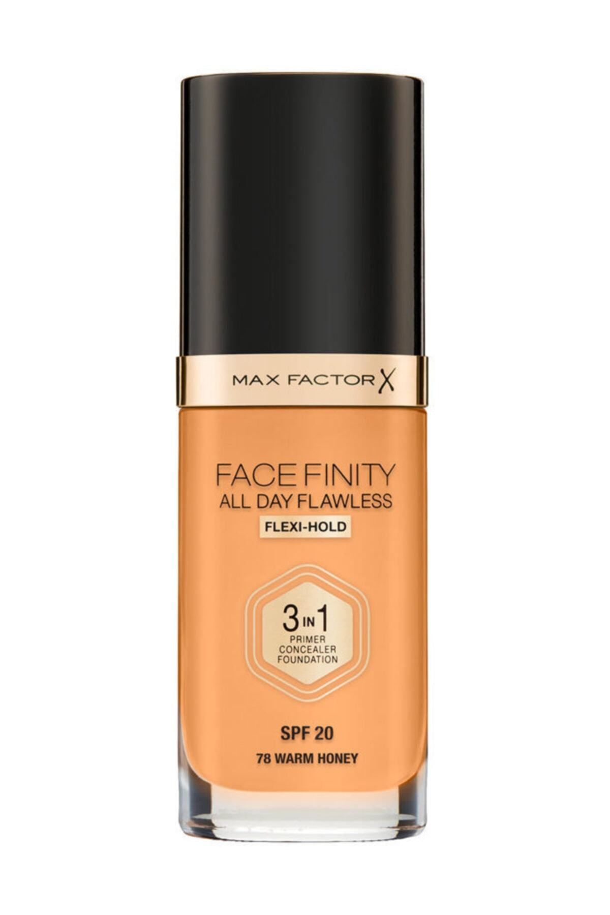 Max Factor Facefinity All Day Flawless Foundation 78 Warm Honey