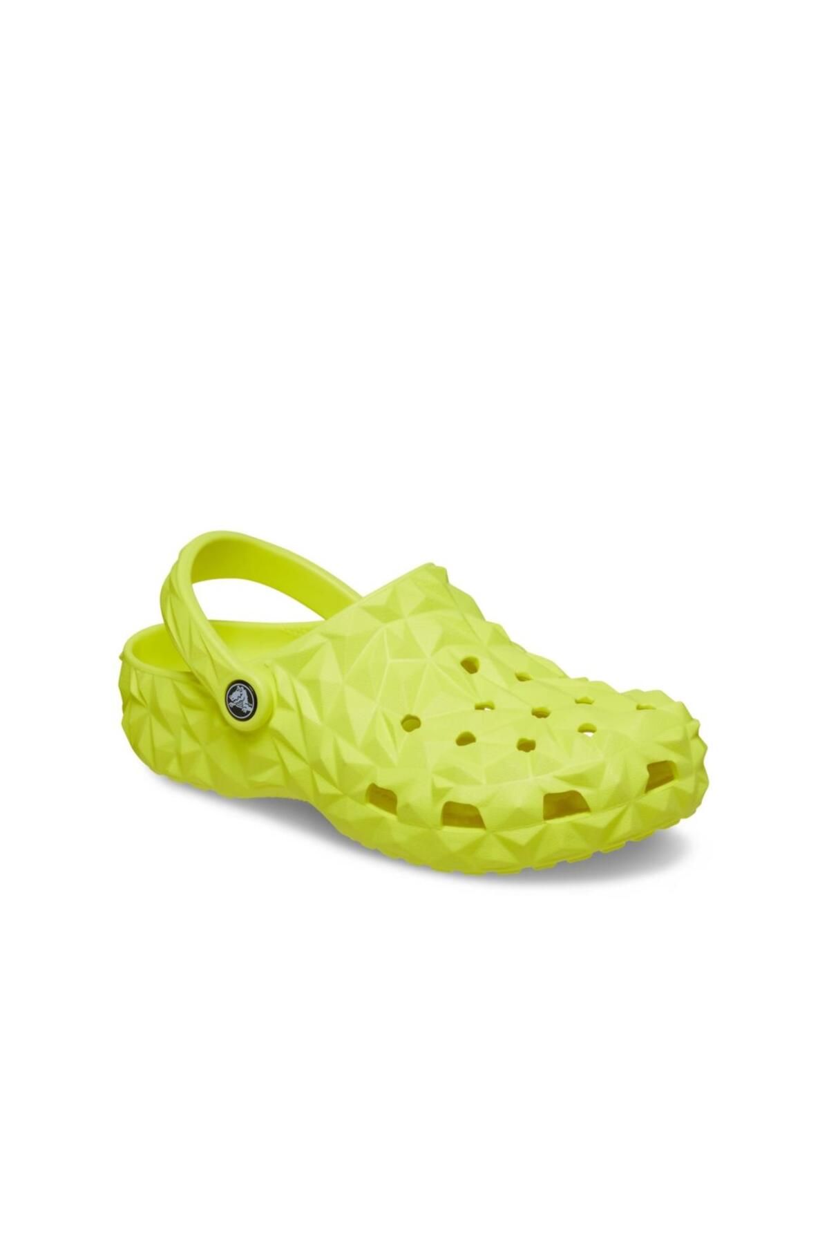 Crocs Classic Geometric Clog  Terlik - Neon Sarı