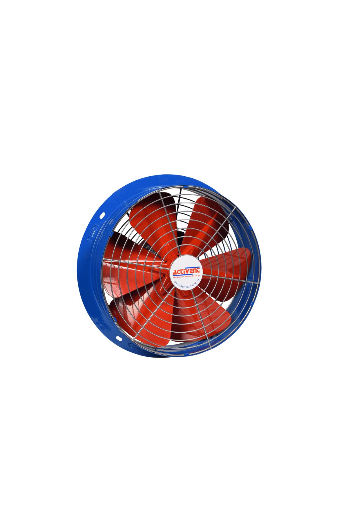 Activent 6 KANATLI METAL PERVANELİ DAİRESEL KASALI SANAYİ TİPİ FAN ASYT-450-M-4K