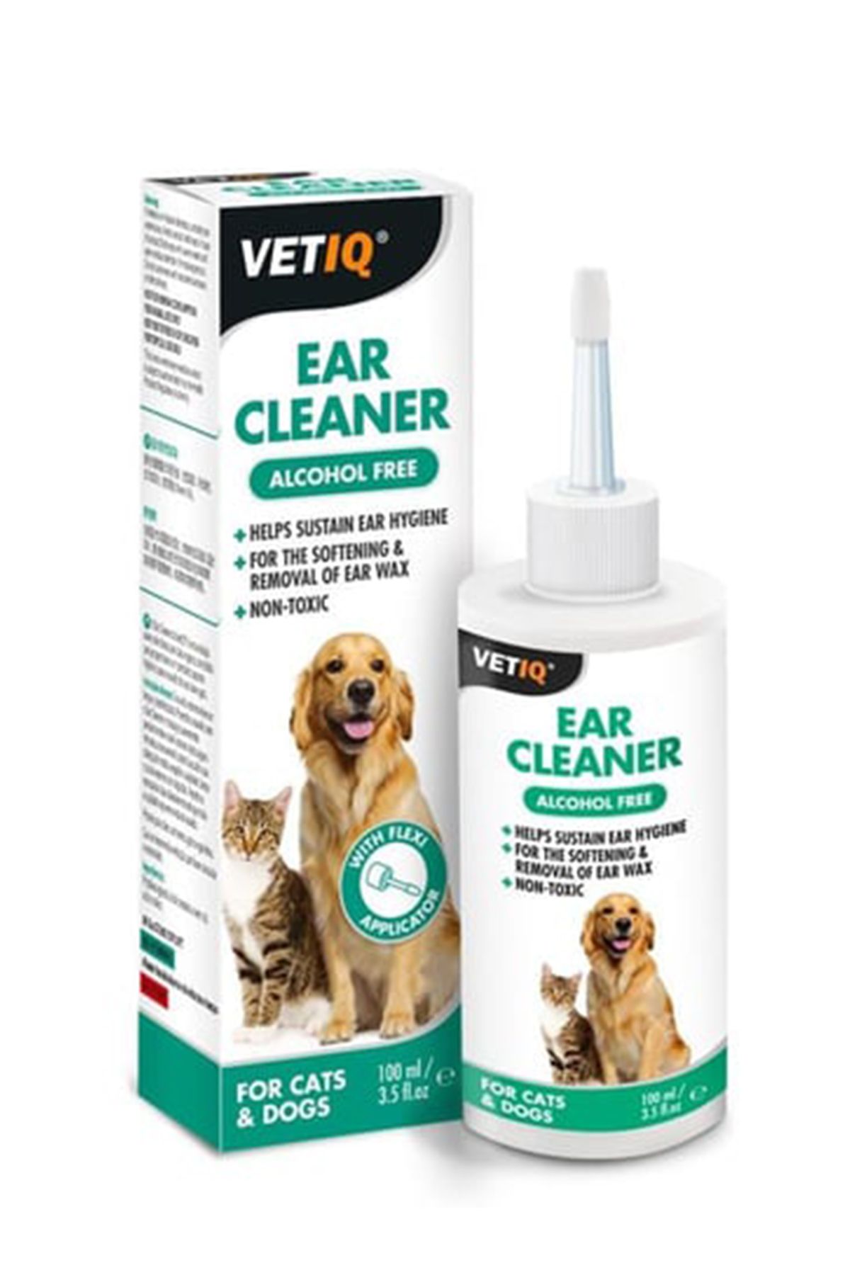 Vetiq Ear Cleaner Cat&Dog 100ml - Kedi&Köpek Kulak Temizleme Solüsyonu