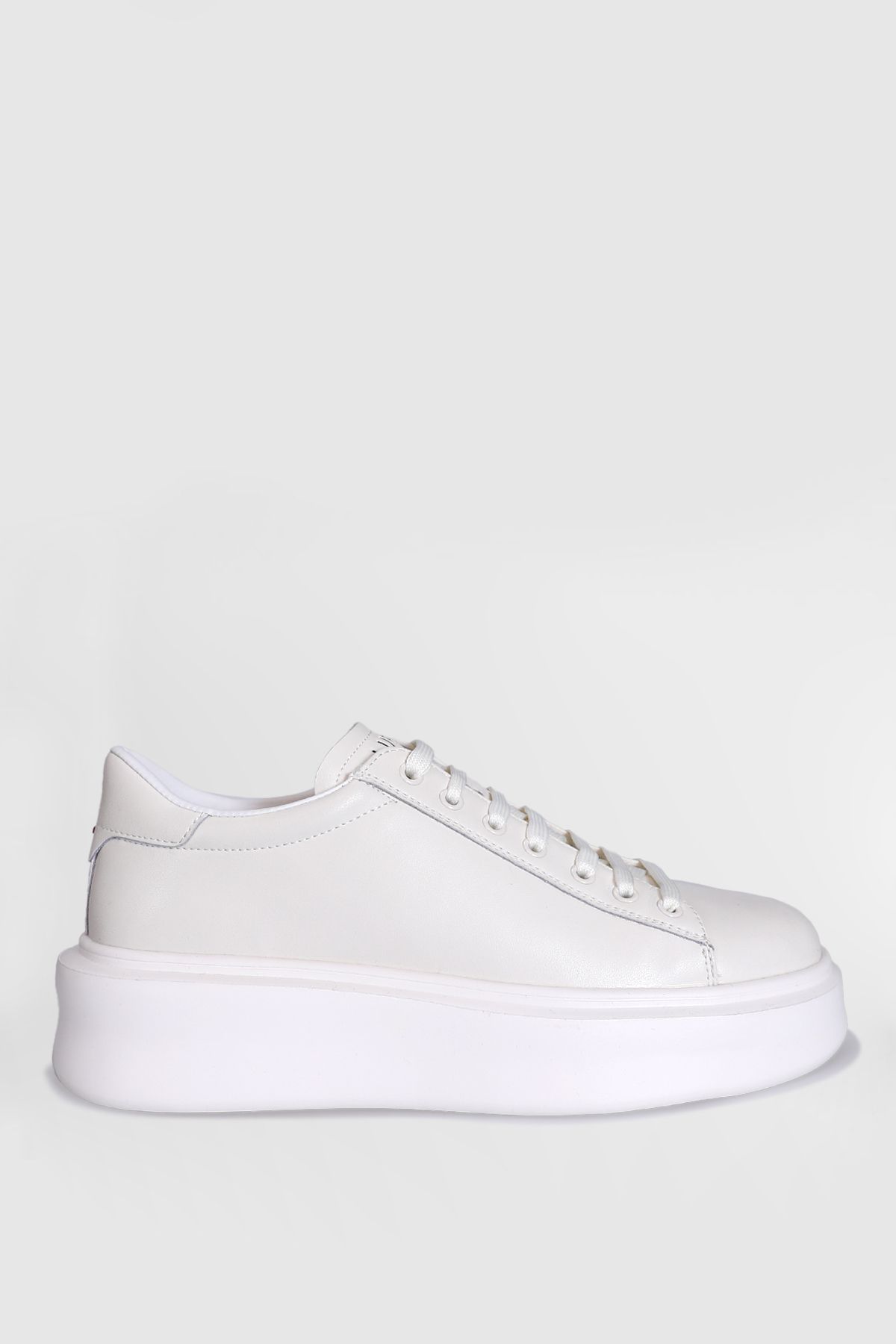 Lufian Gage Erkek Deri Sneaker Ayakkabı Beyaz