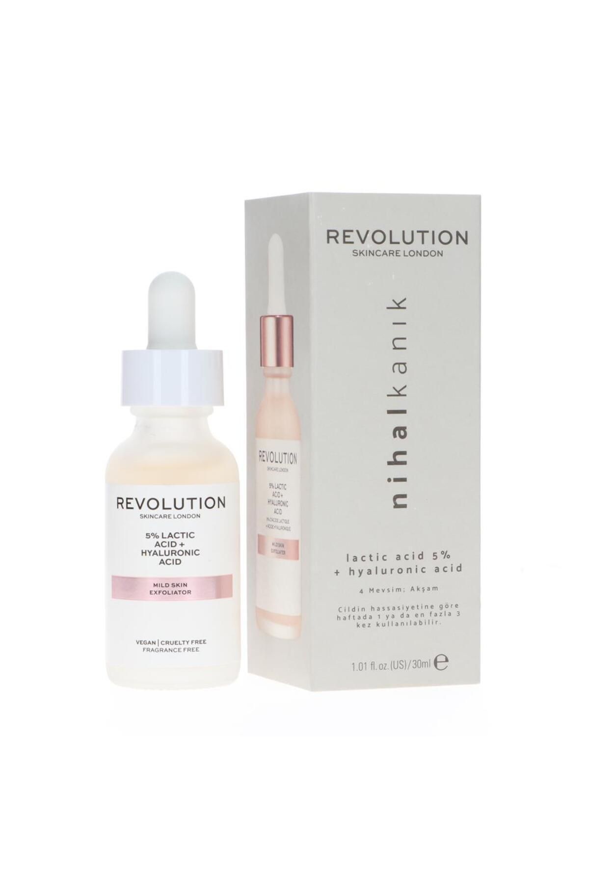 REVOLUTİON SKİNCARE Revolution Skincare X Nihal Kanık %5 Laktik Asit Ve Hyalüronik Asit Serum 30 ml
