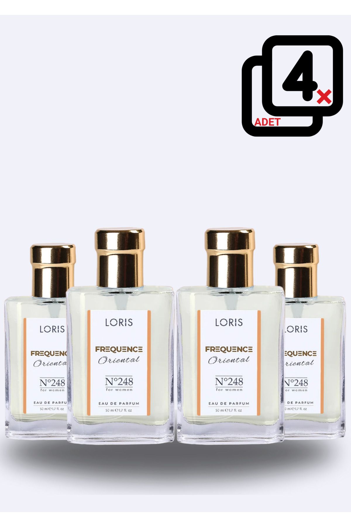 Loris 4 Adet K-248 Plus Parfume Edp 50 ml Kadın Parfüm
