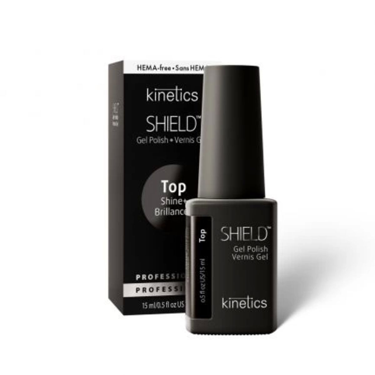 kinetics Shield Hema Free Shine Top Coat, 15ml