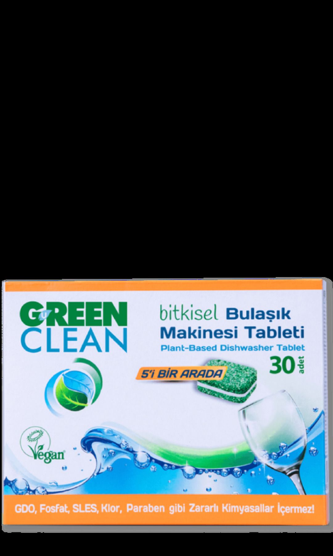 Green Clean Bitkisel Tablet Bulaşık Deterjanı 30 Tablet