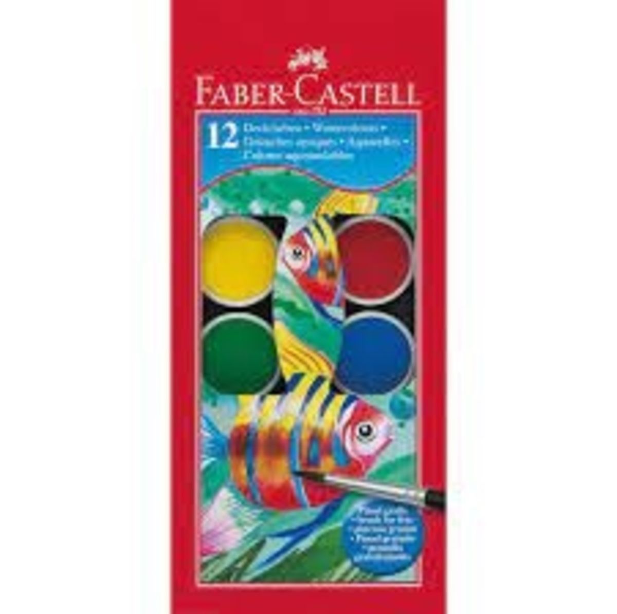 Faber Castell Faber Castel 12 Renk Sulu Boya Redline Küçük 5292